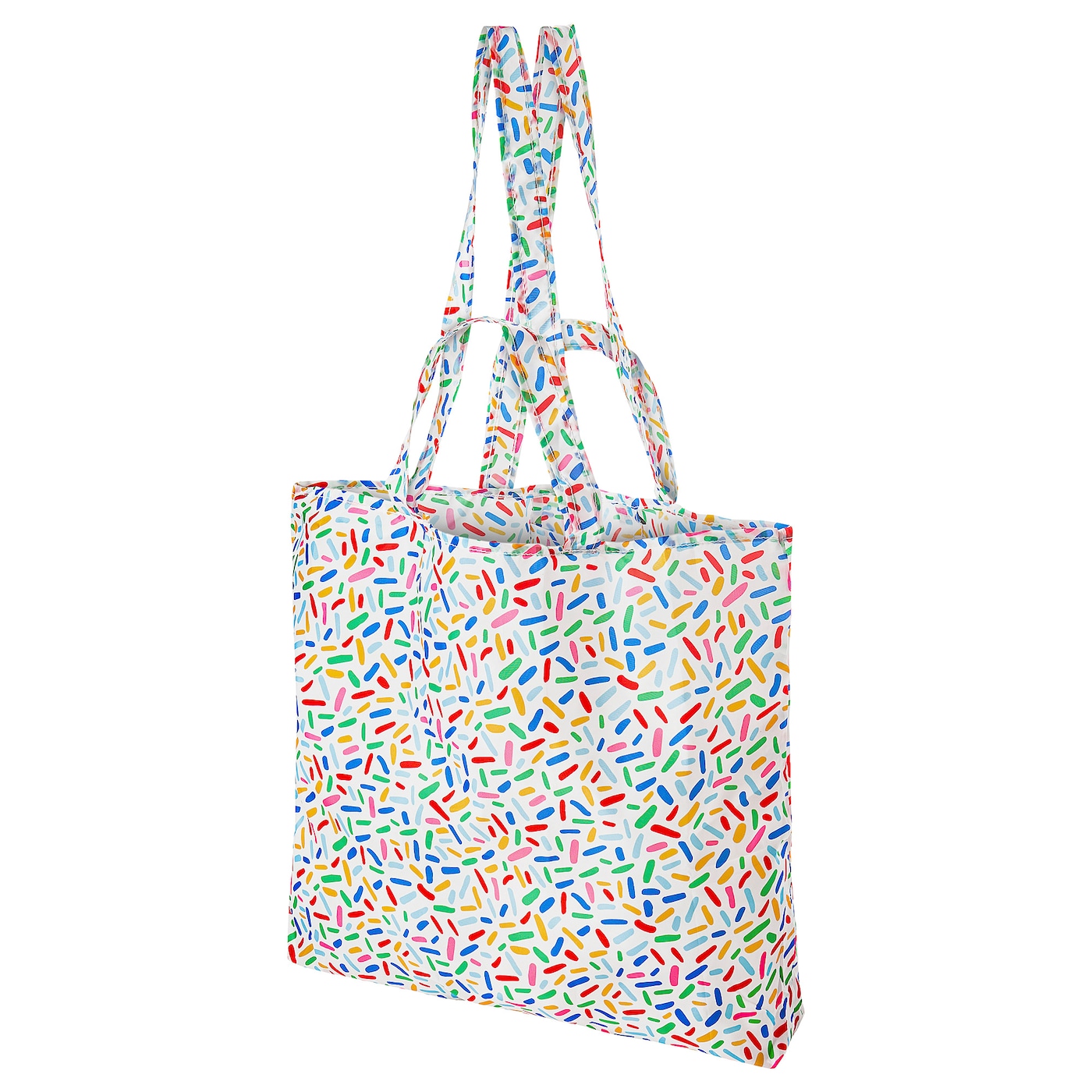 IKEA SKYNKE torba na zakupy, wielobarwny/wzór, 45x36 cm