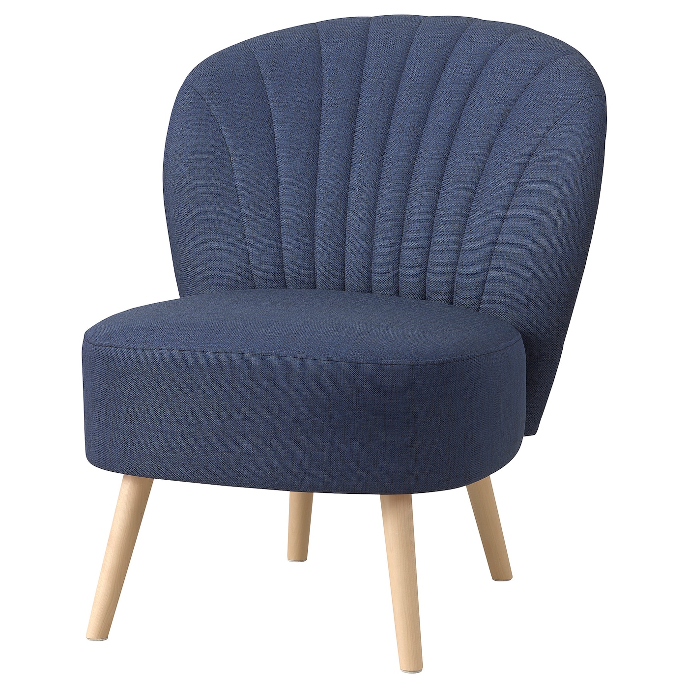 IKEA BILLHAMN fotel, granatowy, Głębokość: 78 cm