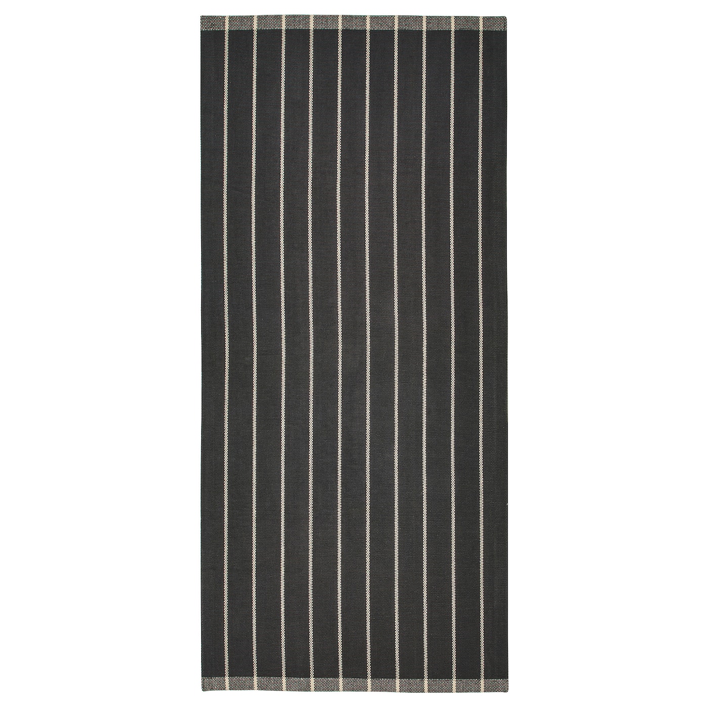 IKEA RIDSTIG dywan tkany na płasko, szary/kremowy, 80x180 cm
