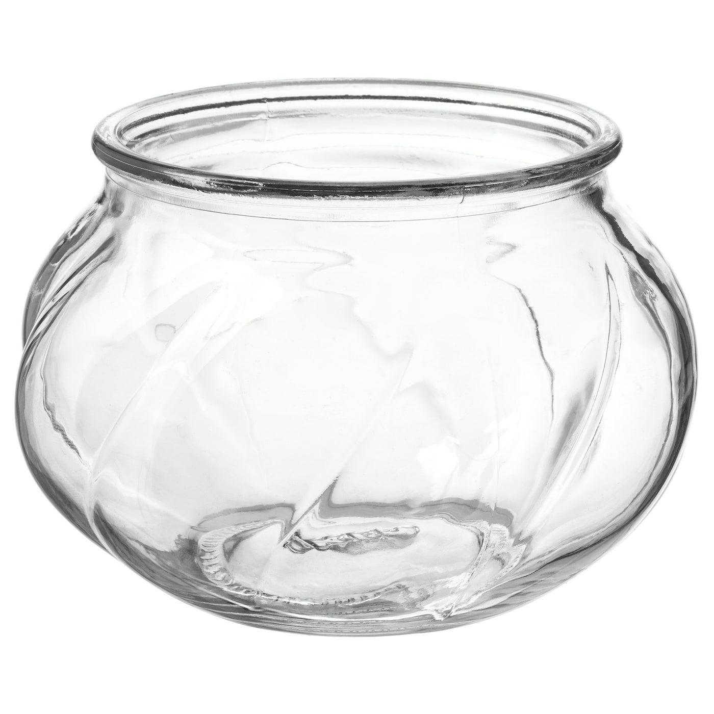 IKEA VILJESTARK Wazon, szkło bezbarwne, 8 cm
