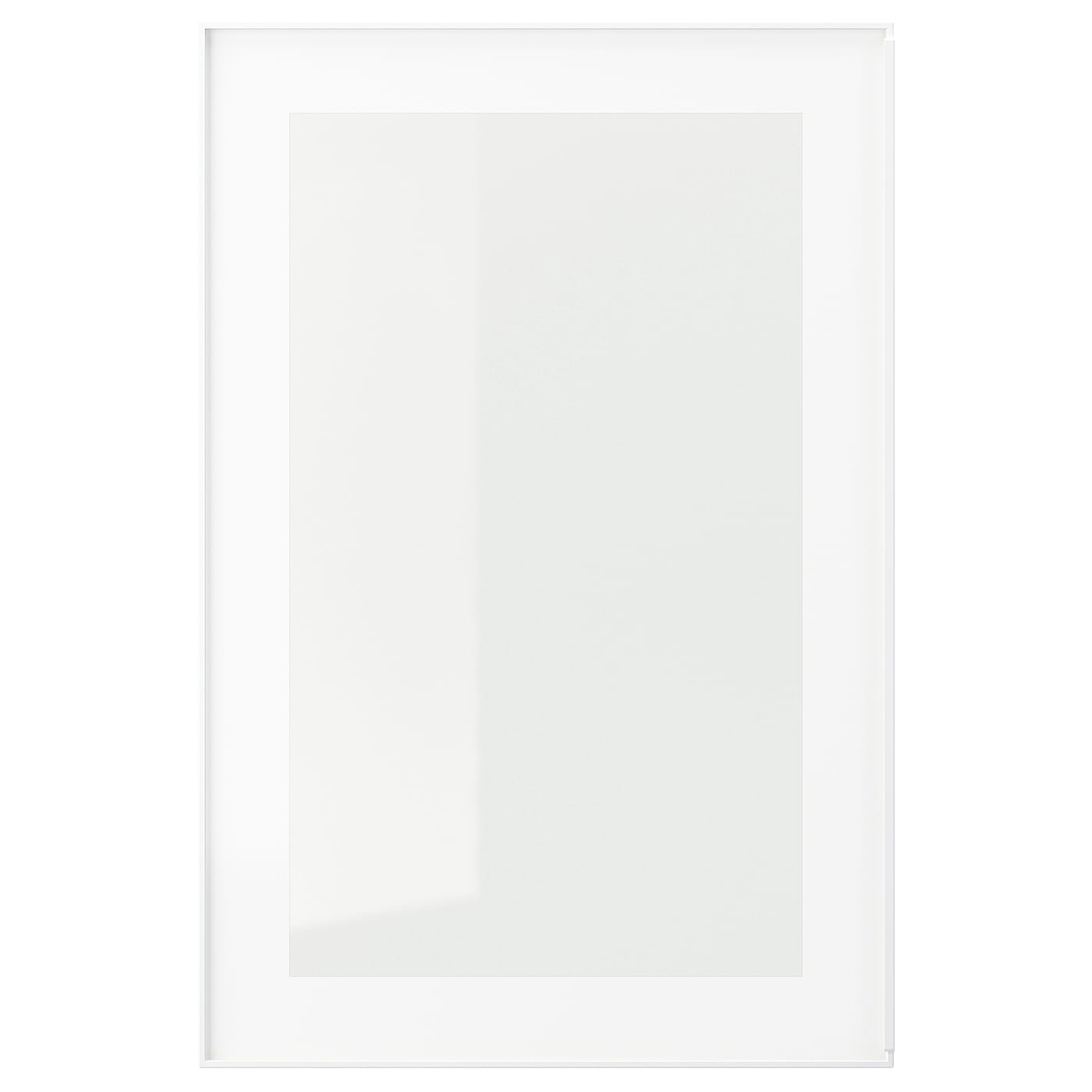 IKEA HEJSTA drzwi szklane, biały/szkło bezbarwne, 40x60 cm