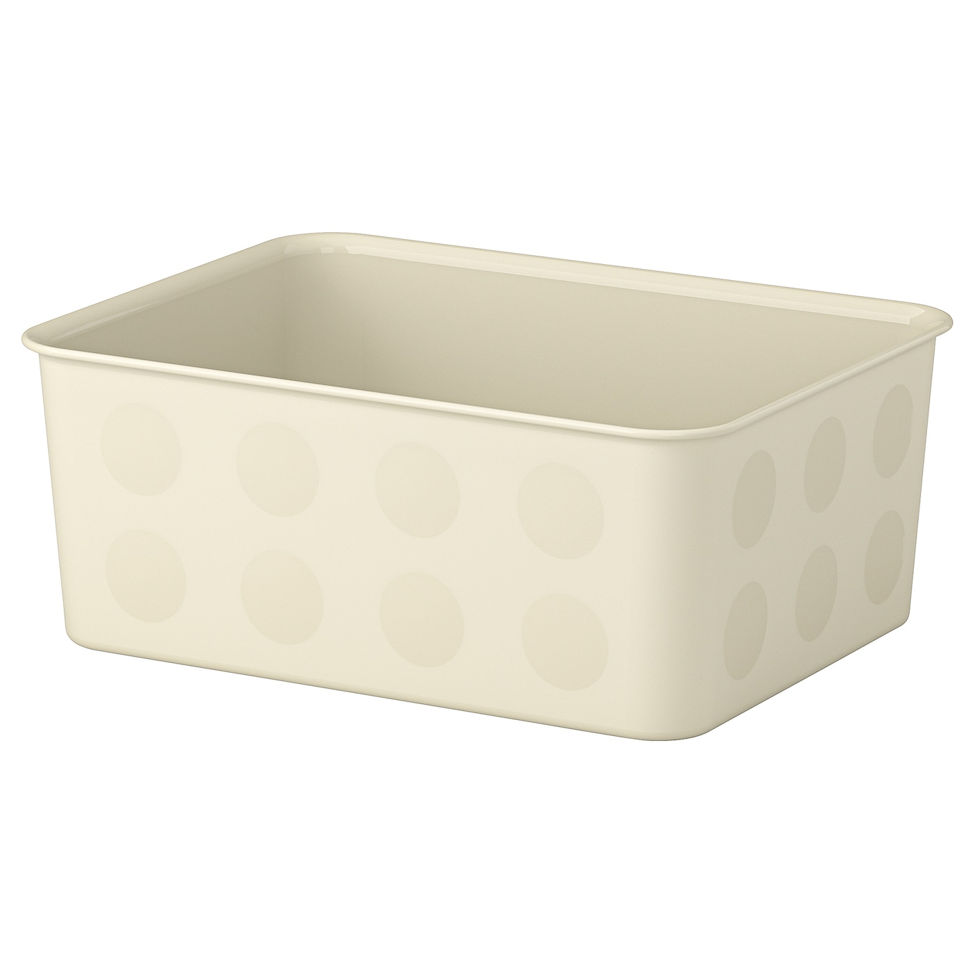 IKEA NOJIG organizer, plastik/beżowy, 20x25x10 cm