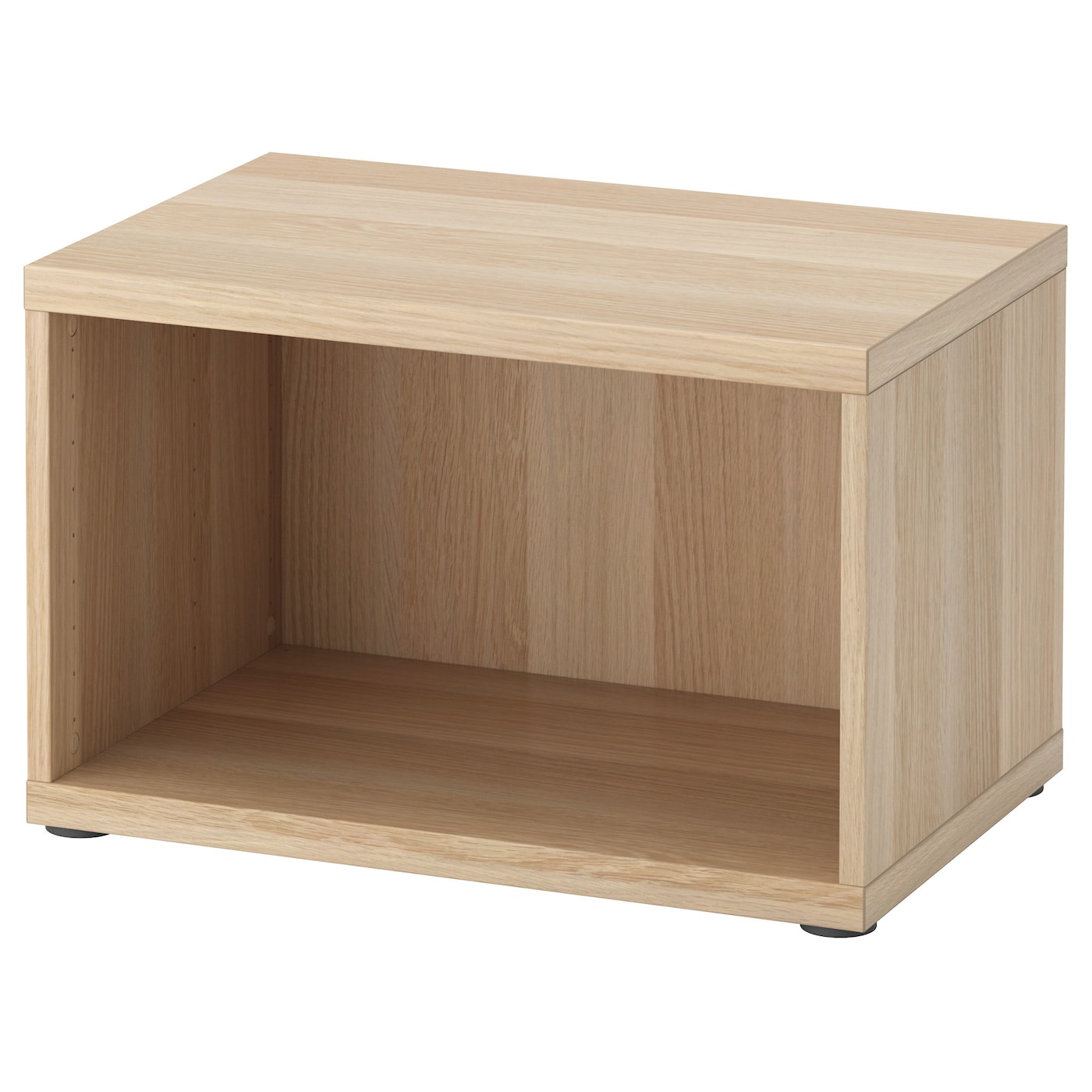 IKEA BESTÅ obudowa, imitacja dębu bejcowanego na biało, 60x40x38 cm