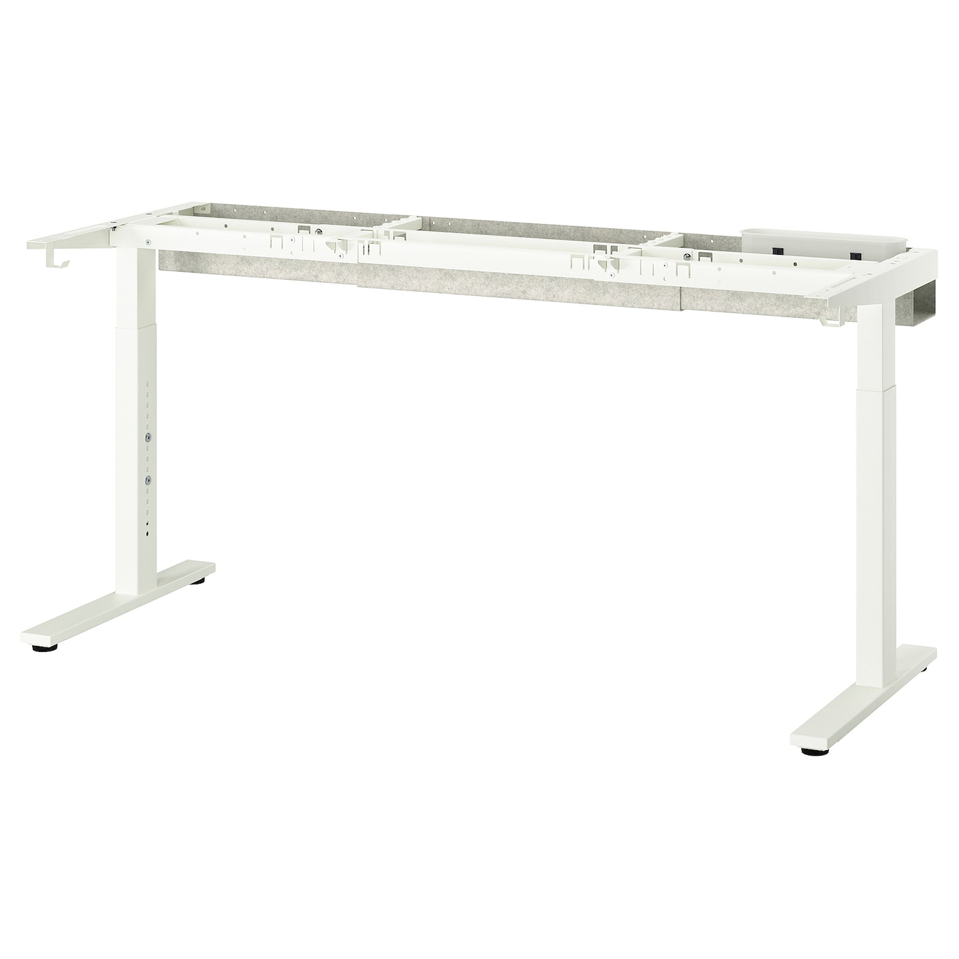 IKEA MITTZON rama nośna biurka, biały, 120/140/160x60 cm