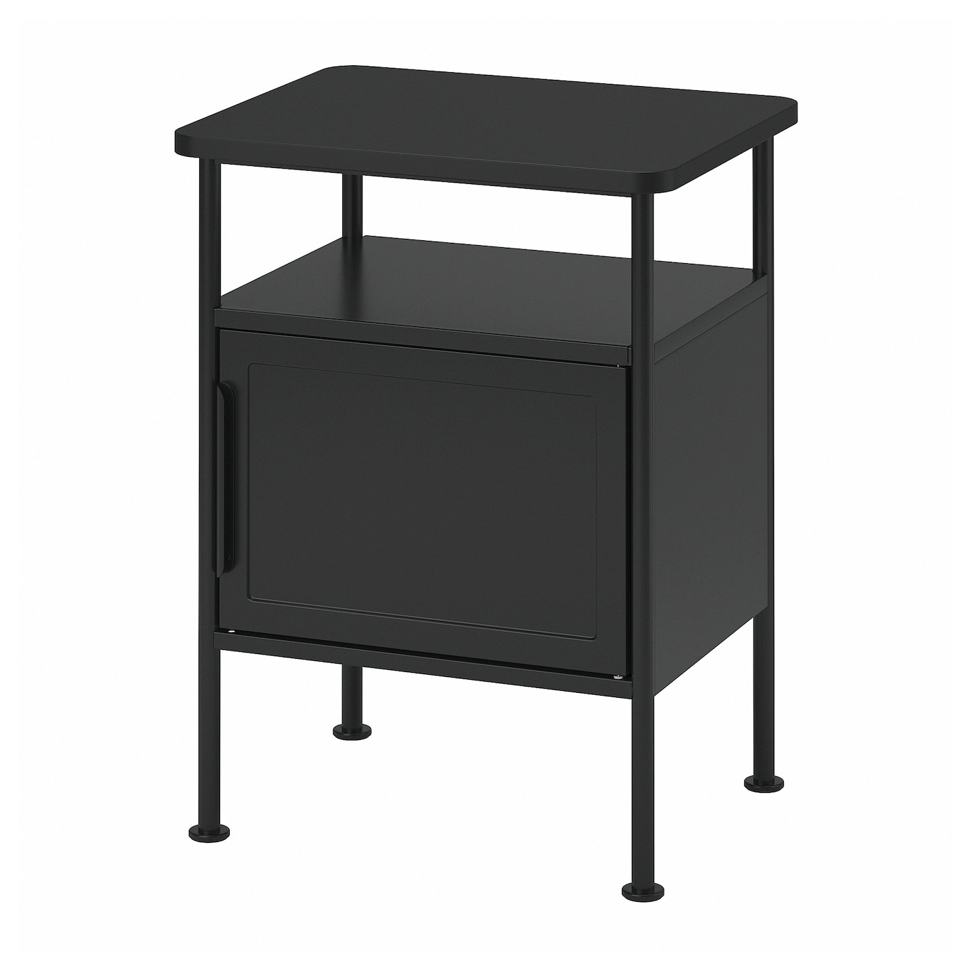 IKEA GRÅFJÄLLET Stolik nocny, antracyt, 45x36x59 cm