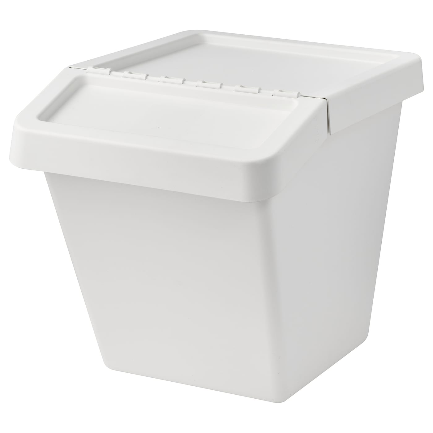 IKEA SORTERA kosz do segregacji odpadów, biały, 60 l