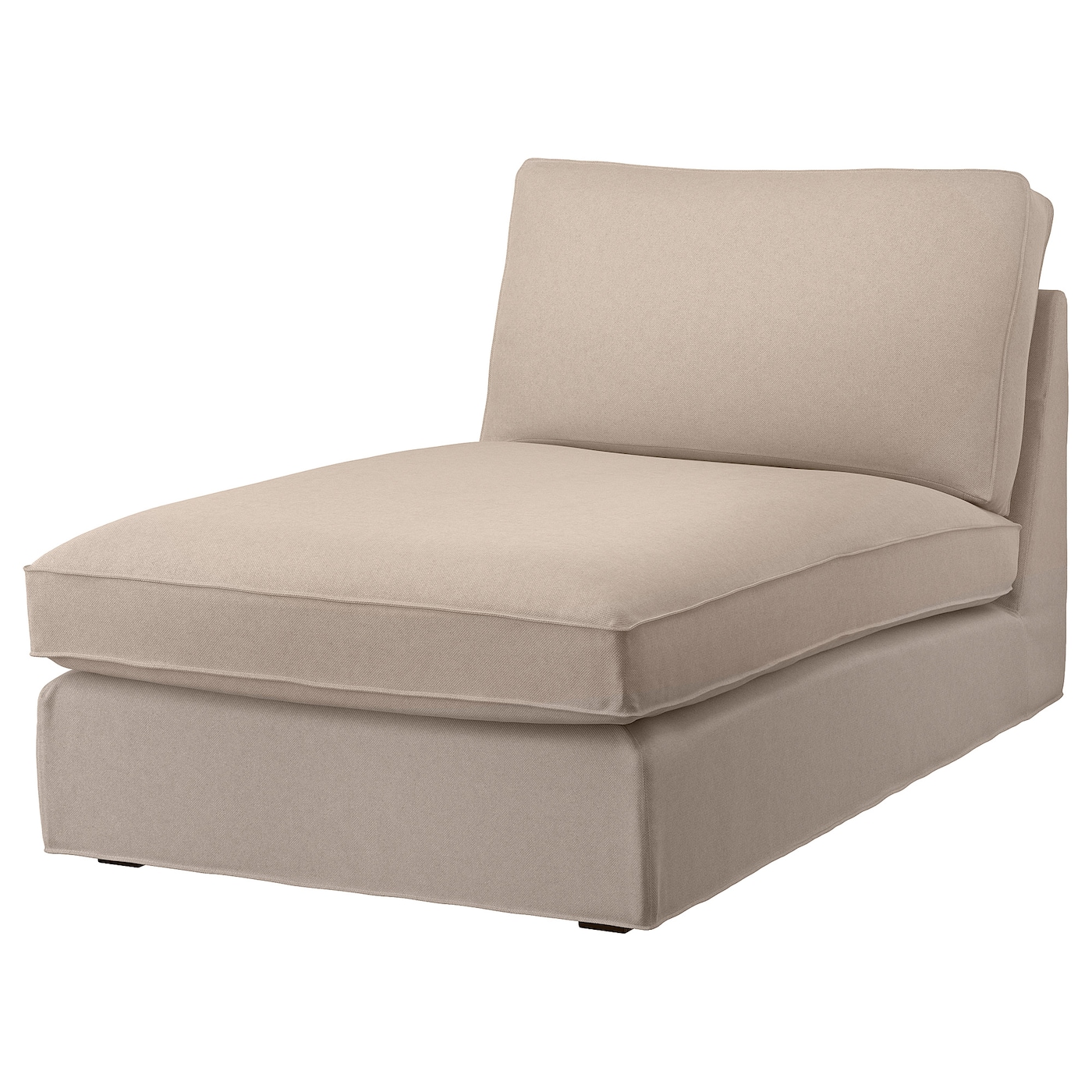 IKEA KIVIK szezlong, Tallmyra beżowy, Szerokość: 90 cm