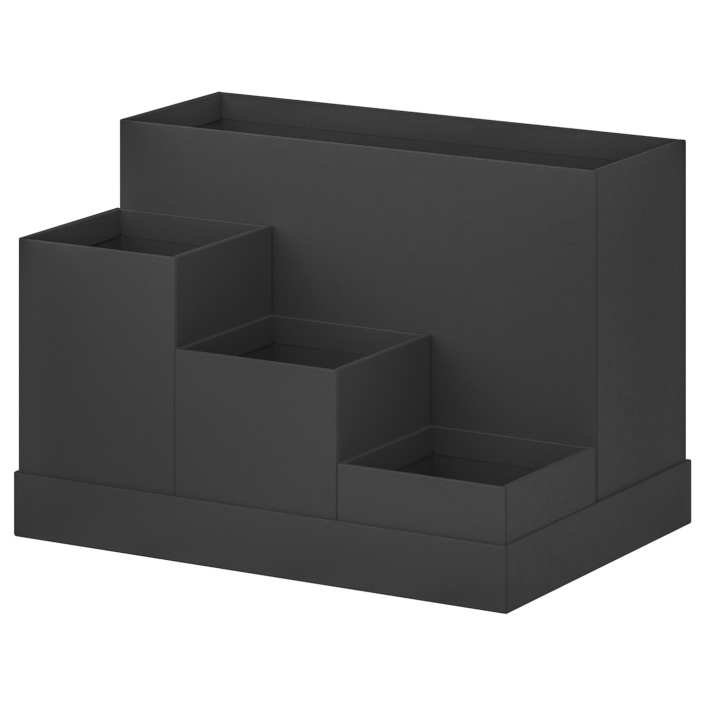 IKEA TJENA organizer na biurko, czarny, 18x17 cm