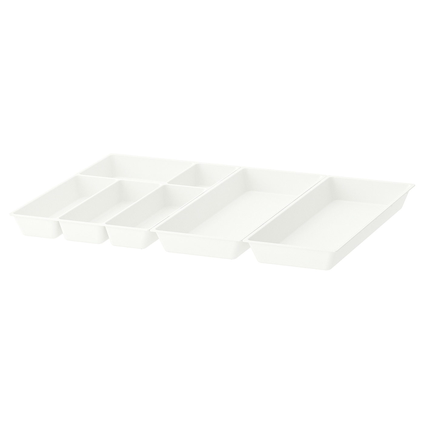 IKEA UPPDATERA taca na sztućce/2 tace na przybory, biały, 72x50 cm