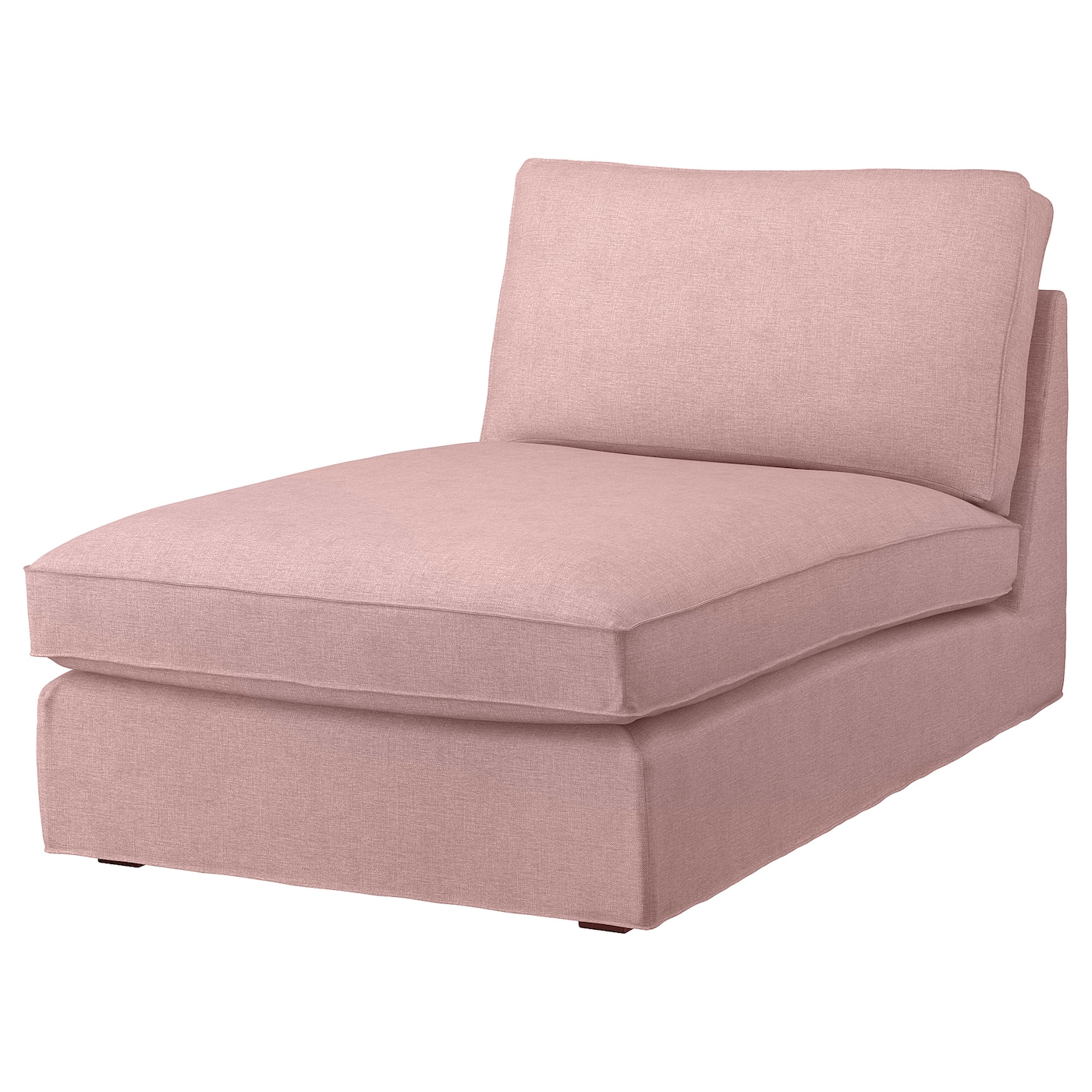 IKEA KIVIK szezlong, Gunnared jasny różowy, Szerokość: 90 cm