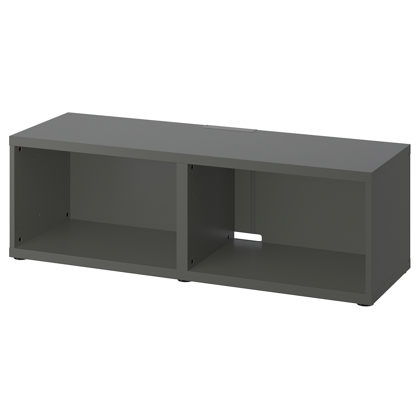 IKEA BESTÅ szafka pod TV, ciemnoszary, 120x40x38 cm