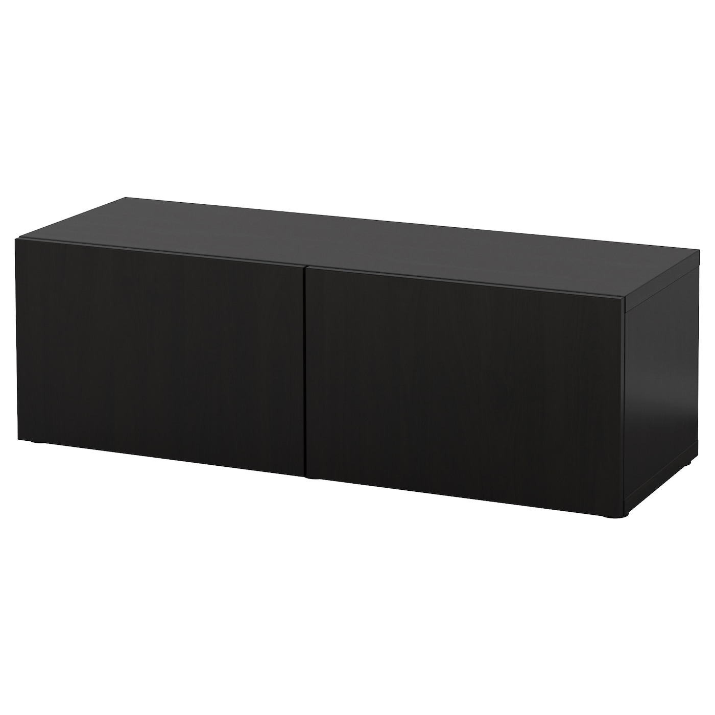 IKEA BESTÅ szafka z drzwiczkami, czarnybrąz/Lappviken czarnybrąz, 120x42x38 cm