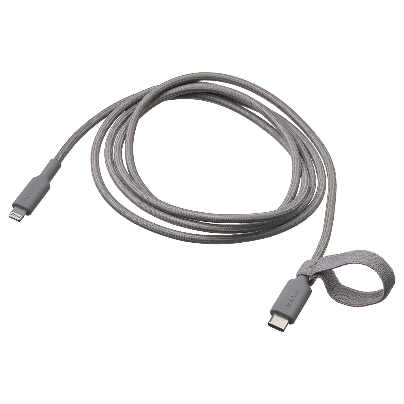 IKEA LILLHULT USB-C na lightning, szary, 1.5 m