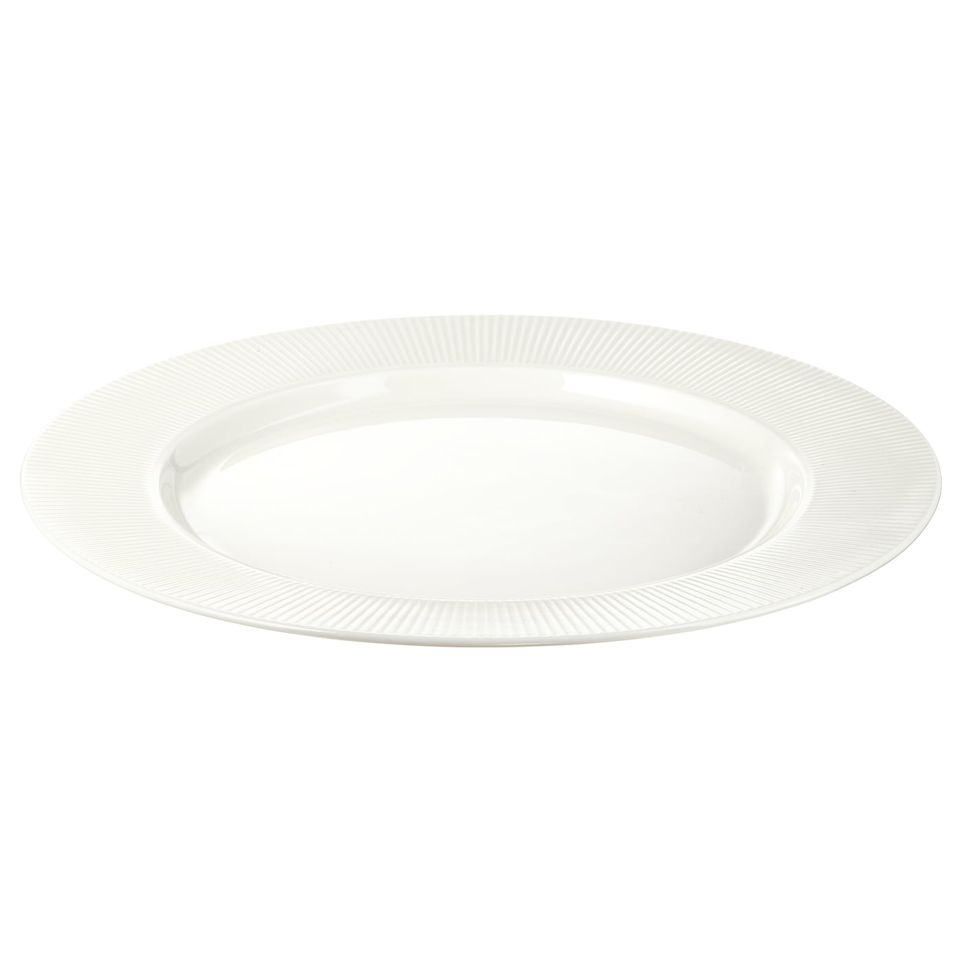 IKEA OFANTLIGT talerz, biały, 28 cm
