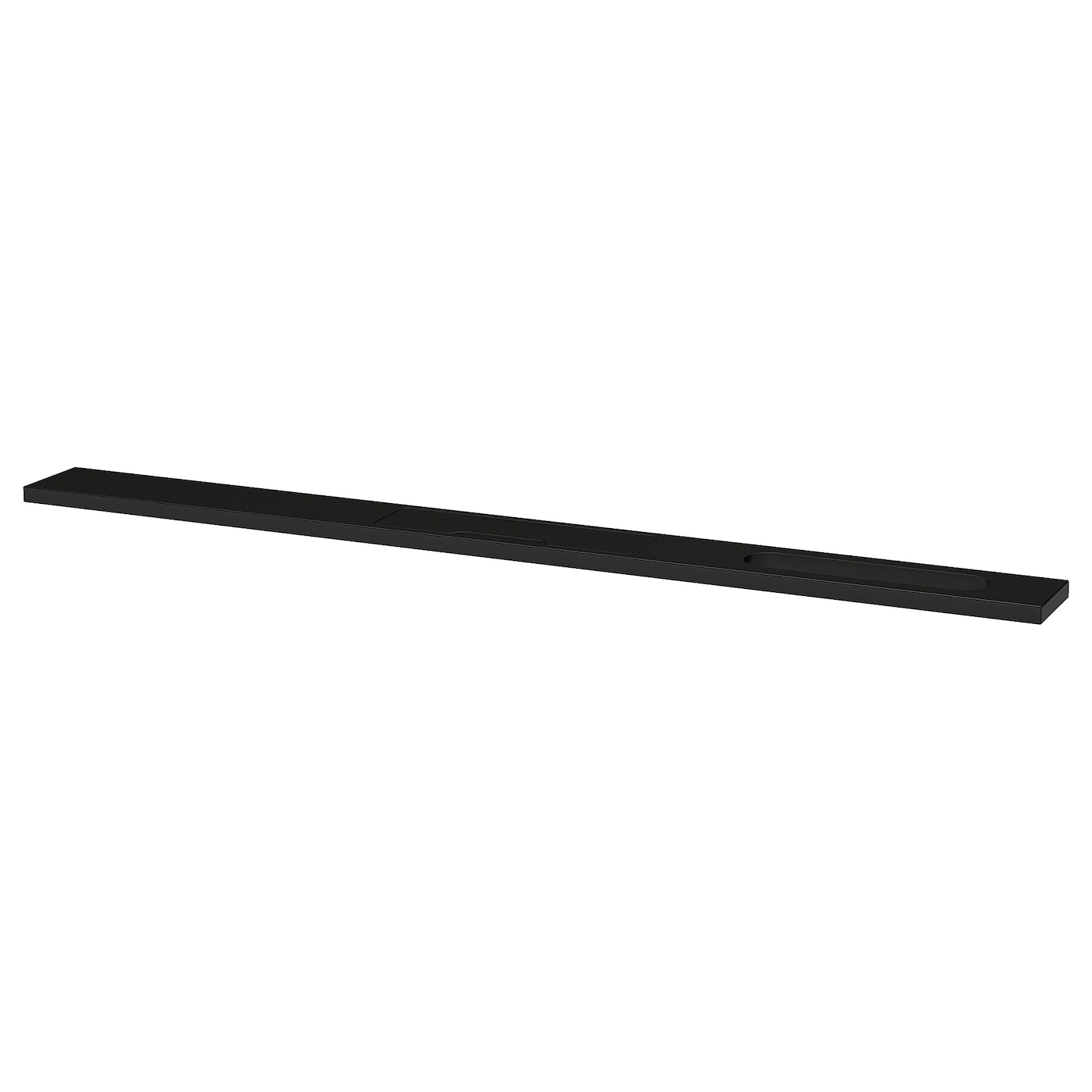 IKEA MITTZON moduł plug-in, czarny, 140x12 cm