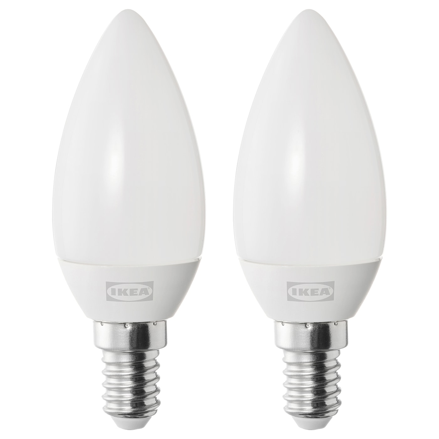 IKEA SOLHETTA Żarówka LED E14 250 lumenów, żyrandol/opalowa biel, Średnica: 35 mm