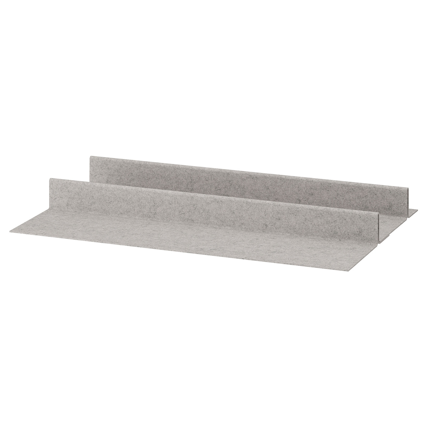 IKEA KOMPLEMENT wkład na buty do wysuwanej tacy, jasnoszary, 100x58 cm