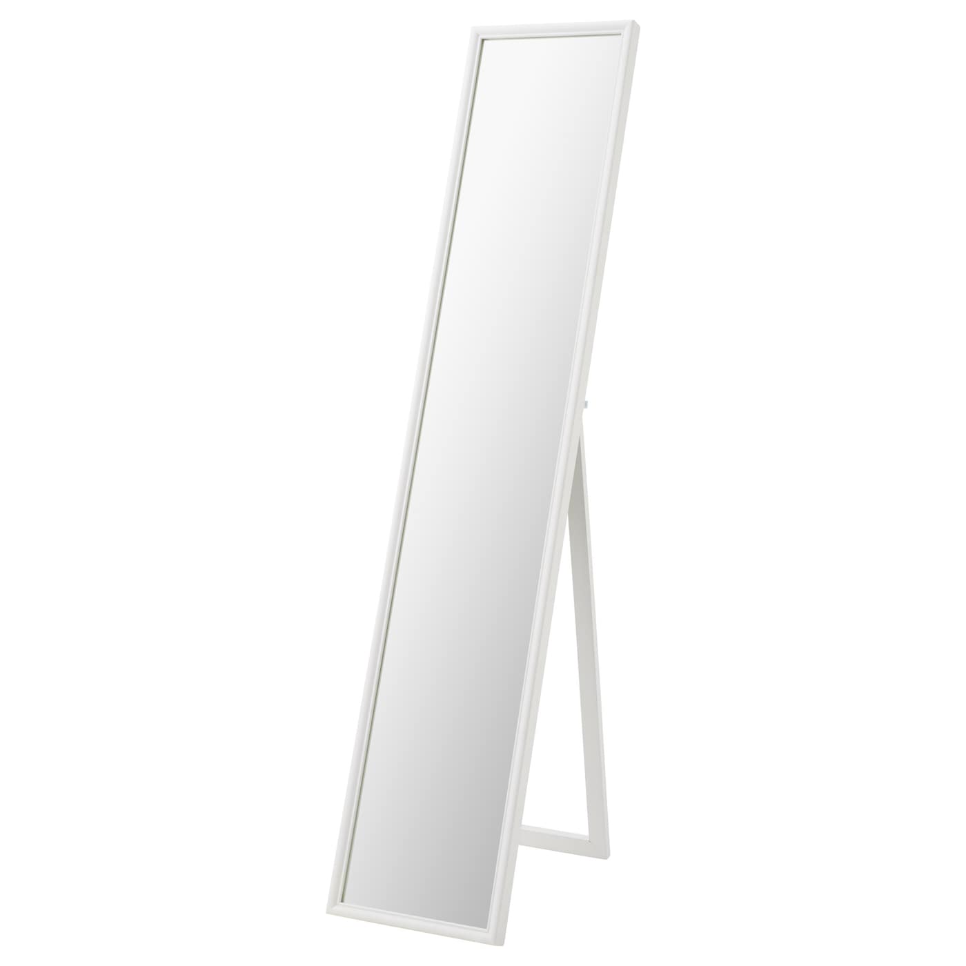 IKEA FLAKNAN lustro stojące, biały, 30x150 cm