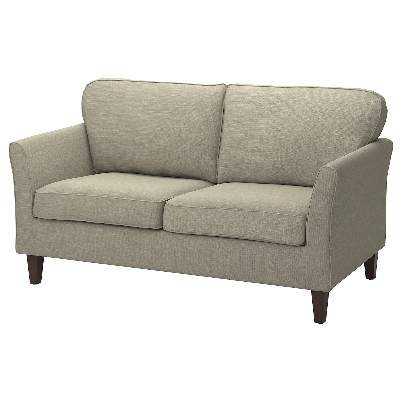 IKEA EKHOLMA sofa 2-osobowa, Hemmesta szarobeżowy, Głębokość: 85 cm