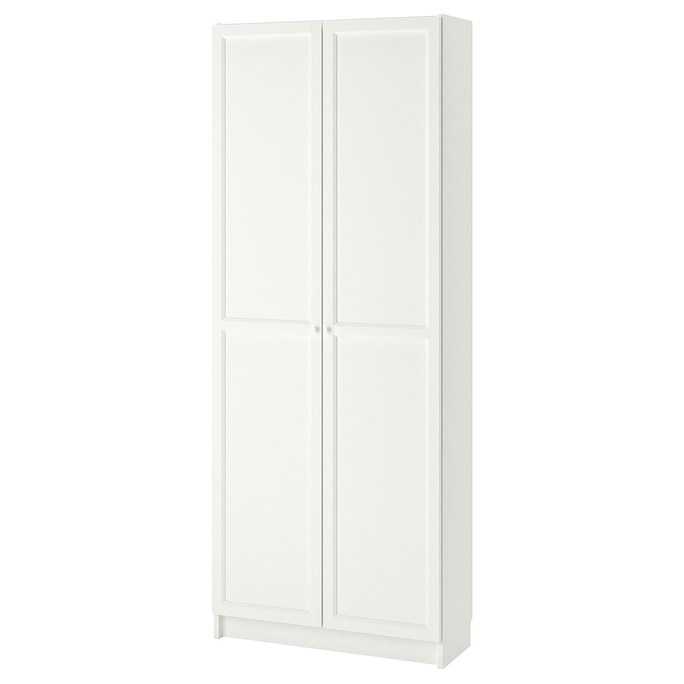 IKEA BILLY / OXBERG regał z drzwiami, biały, 80x41x202 cm