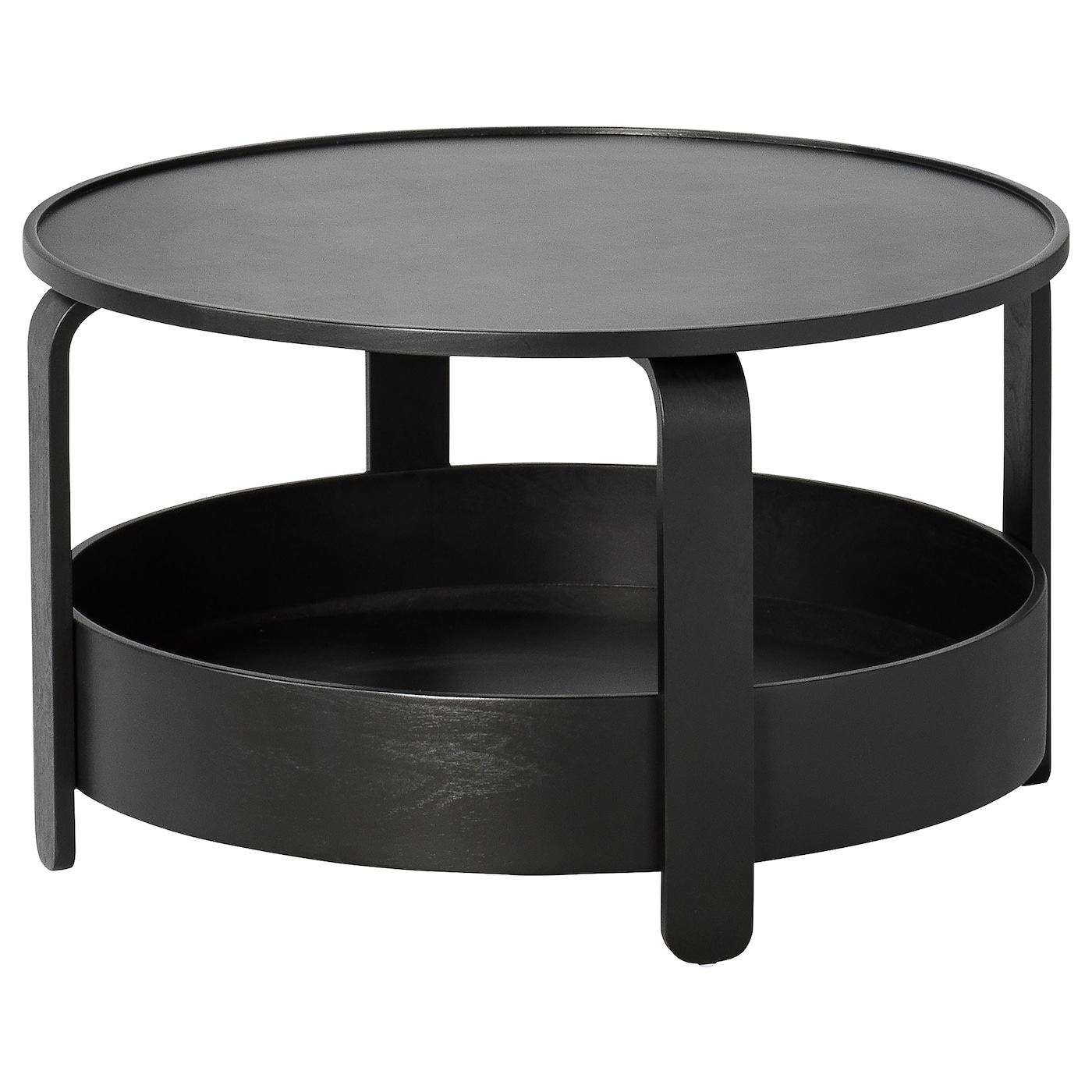 IKEA BORGEBY stolik kawowy, czarny, 70 cm