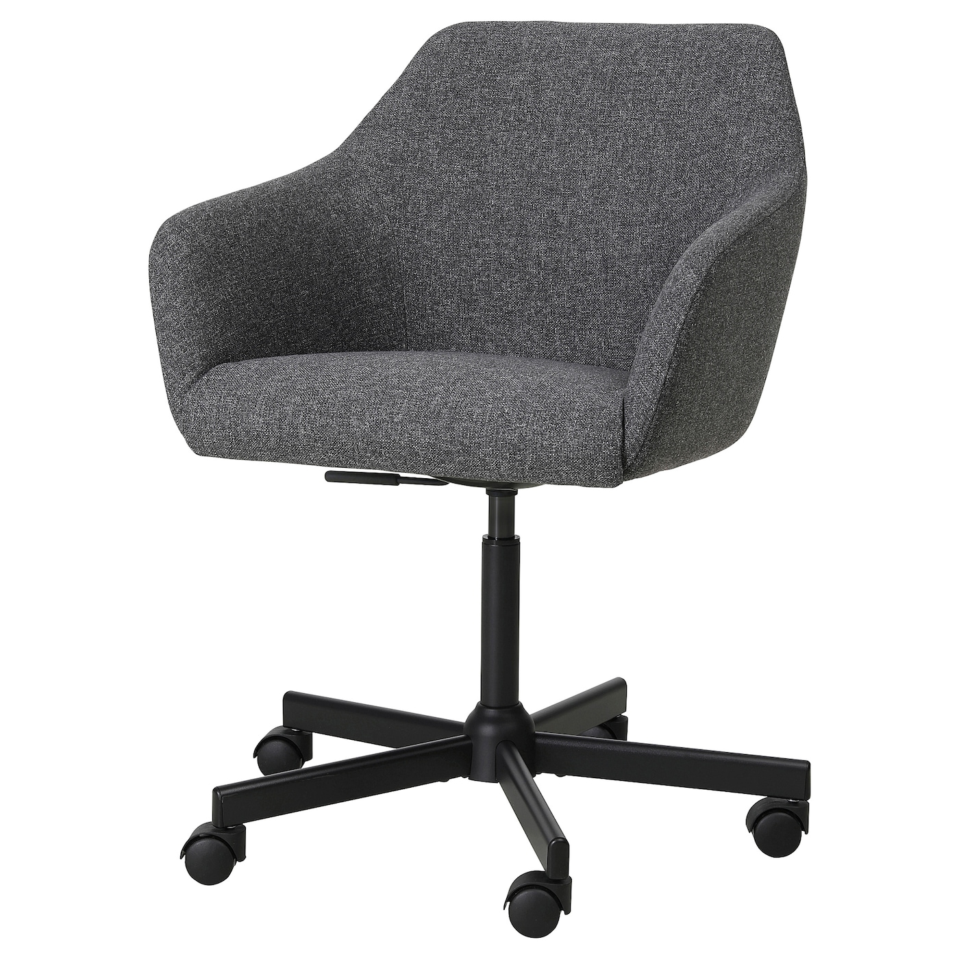 IKEA TOSSBERG / MALSKÄR krzesło obrotowe, Gunnared ciemnoszary/czarny, Przetestowano dla: 110 kg