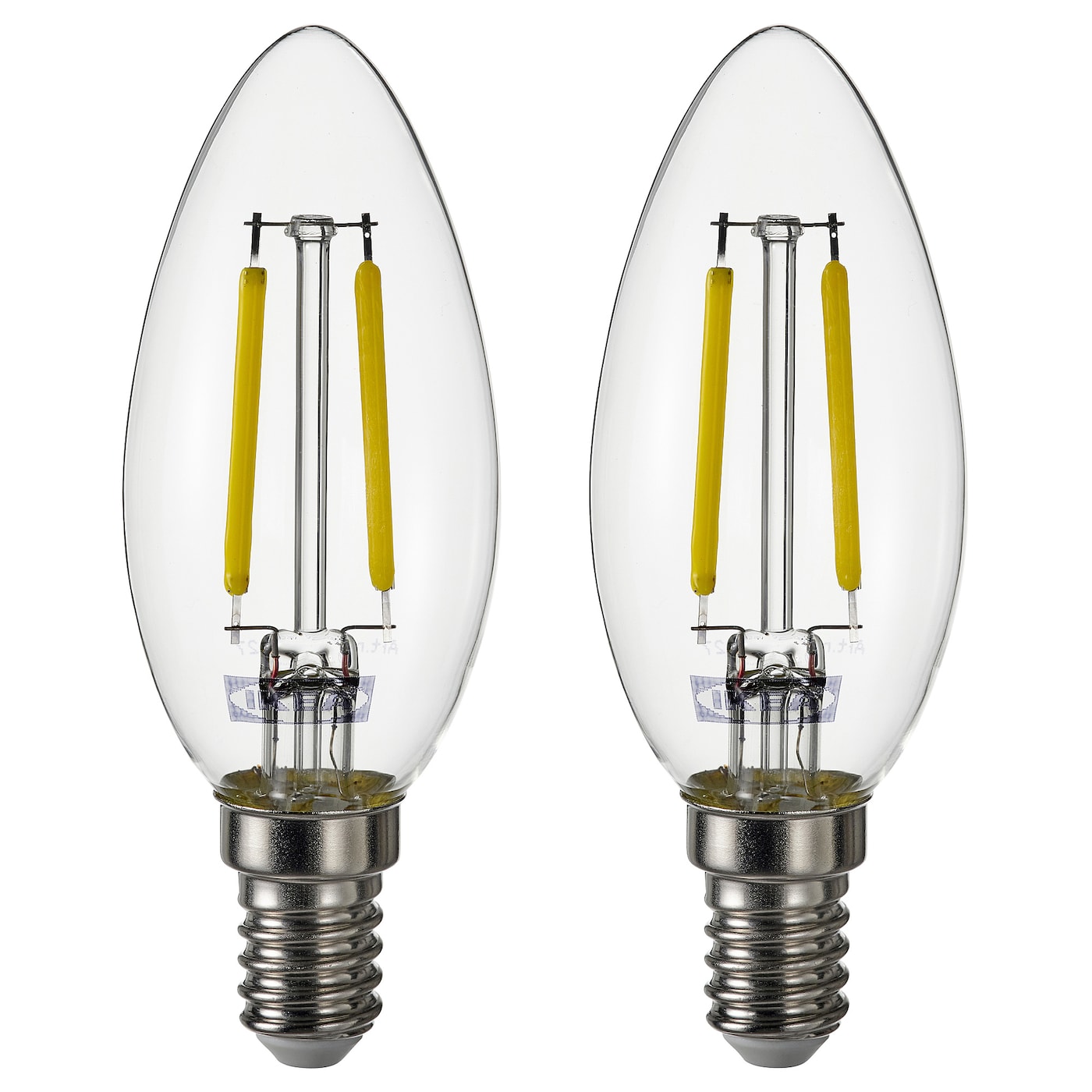IKEA SOLHETTA Żarówka LED E14 250 lumenów, żyrandol/przezroczysta, Temperatura barwowa: 2700 Kelwin