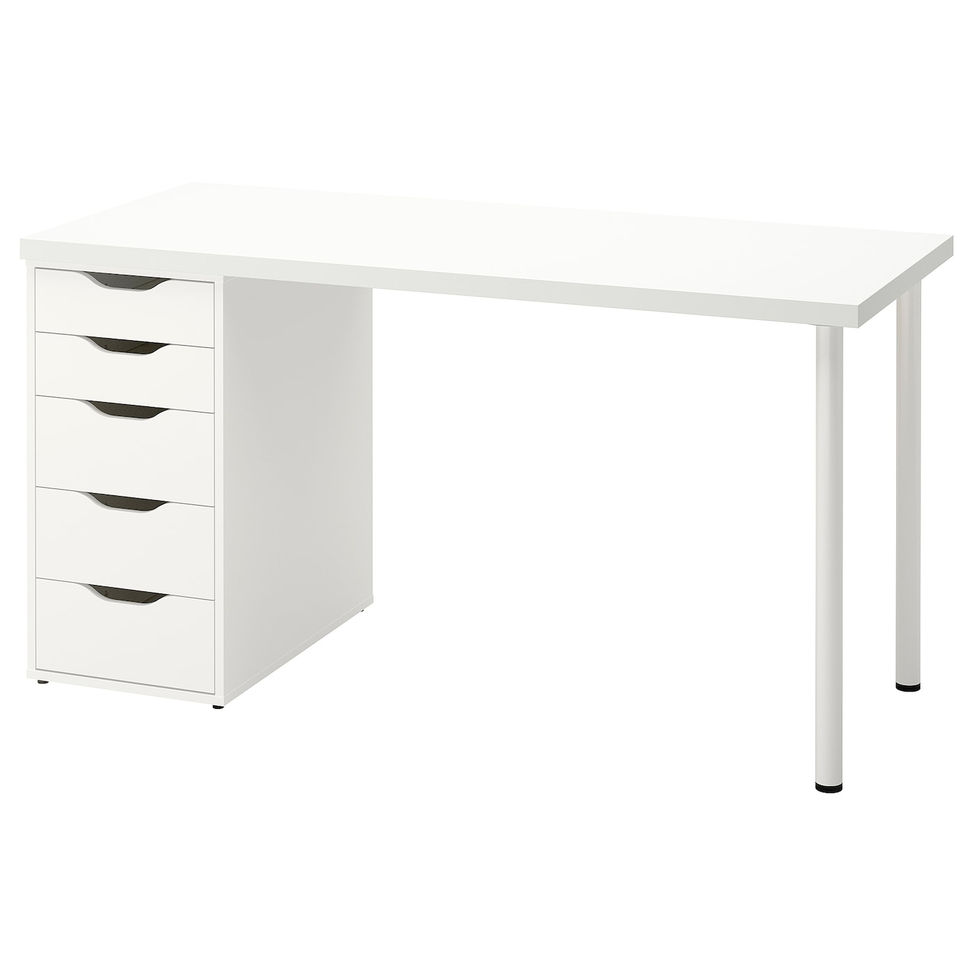 IKEA LAGKAPTEN / ALEX biurko, biały, 140x60 cm