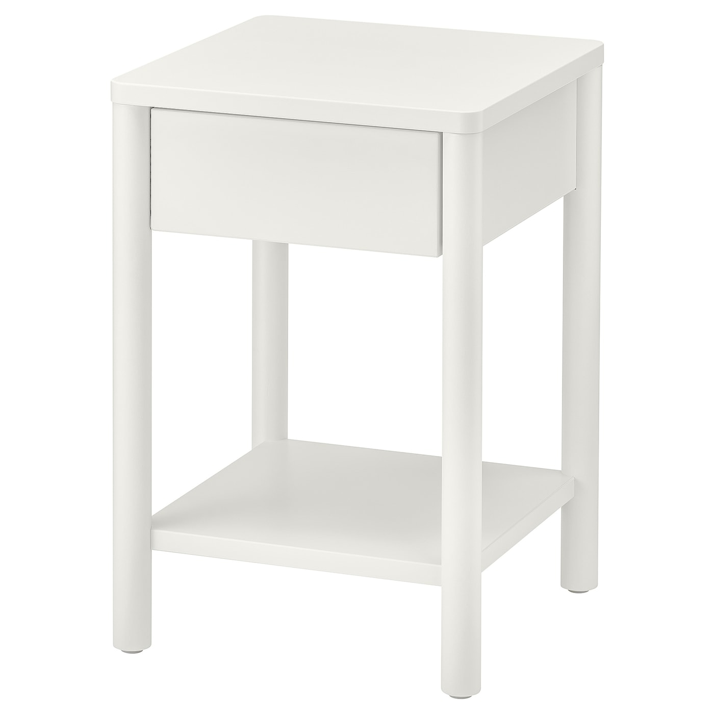 IKEA TONSTAD stolik nocny, kremowy, 40x40x59 cm