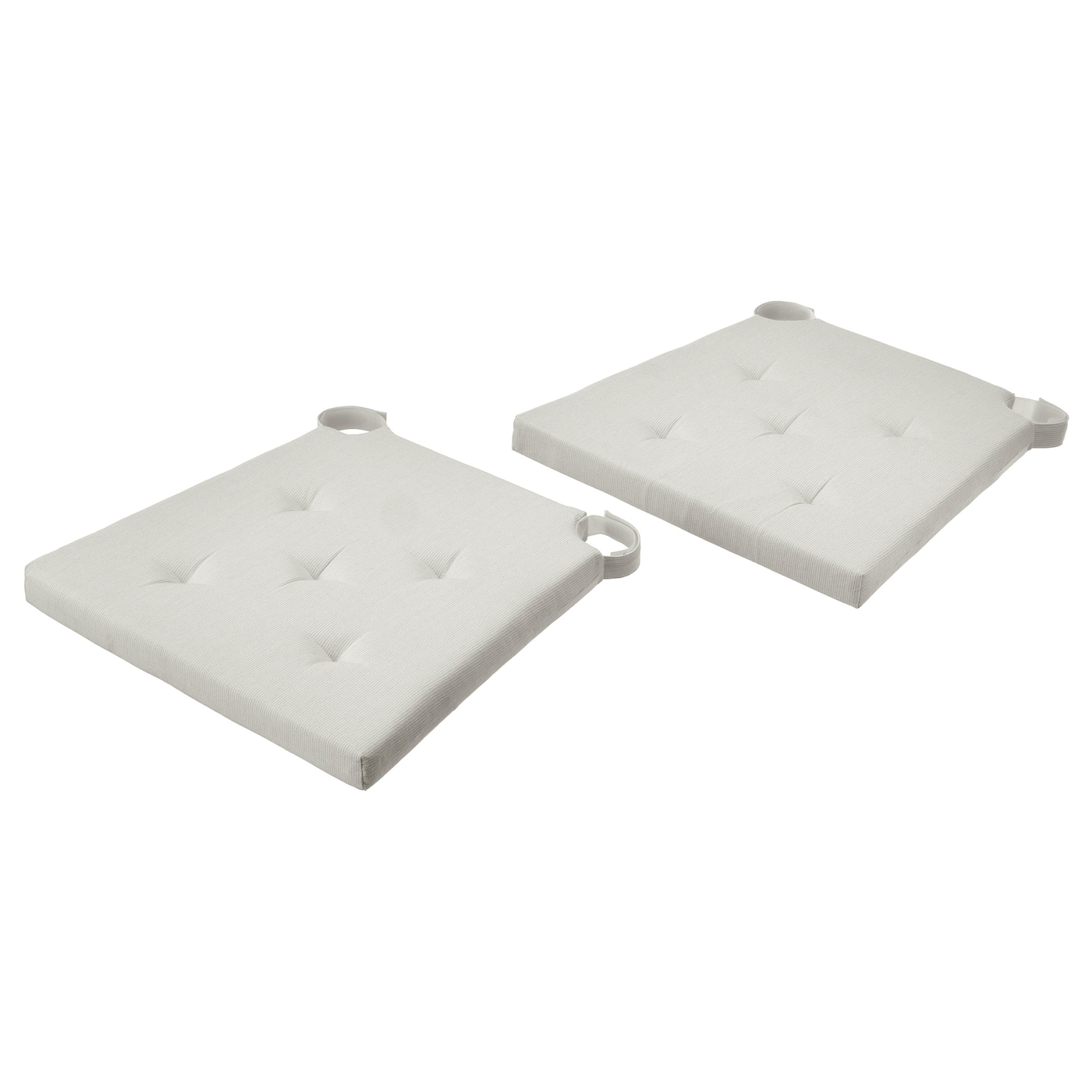 IKEA JUSTINA poduszka na krzesło, naturalny, 42/35x40x4 cm