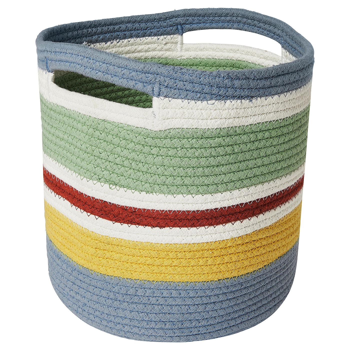 IKEA STRANDSKATA torba, plecione/wielobarwny, 20 cm
