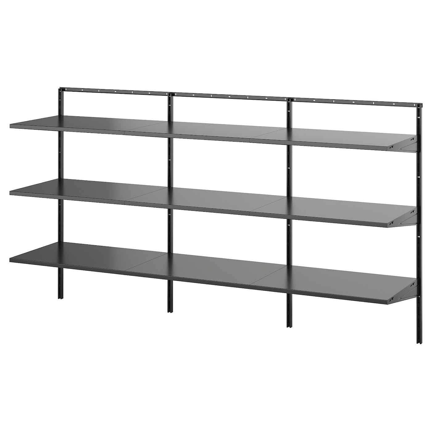 IKEA BOAXEL regał, antracyt, 187x40x101 cm
