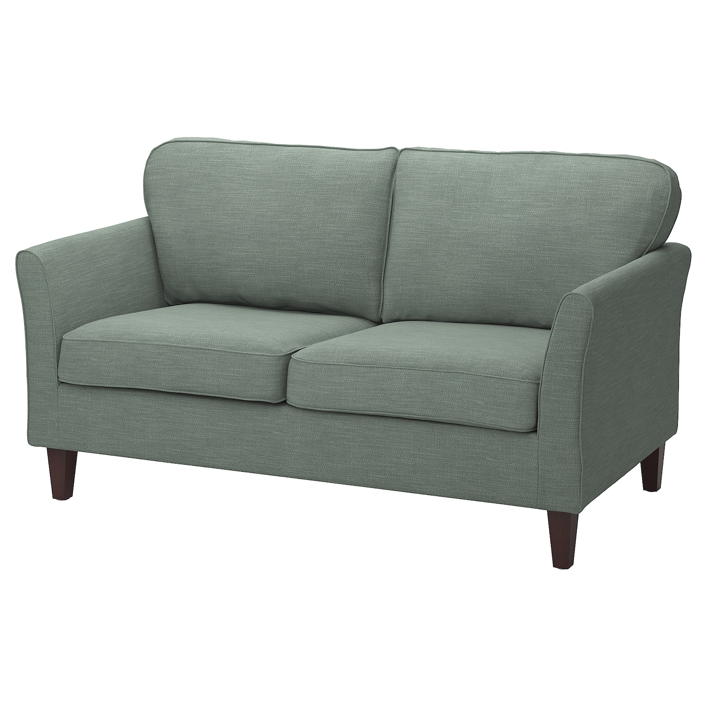 IKEA EKHOLMA sofa 2-osobowa, Hemmesta szarozielony, Głębokość: 85 cm