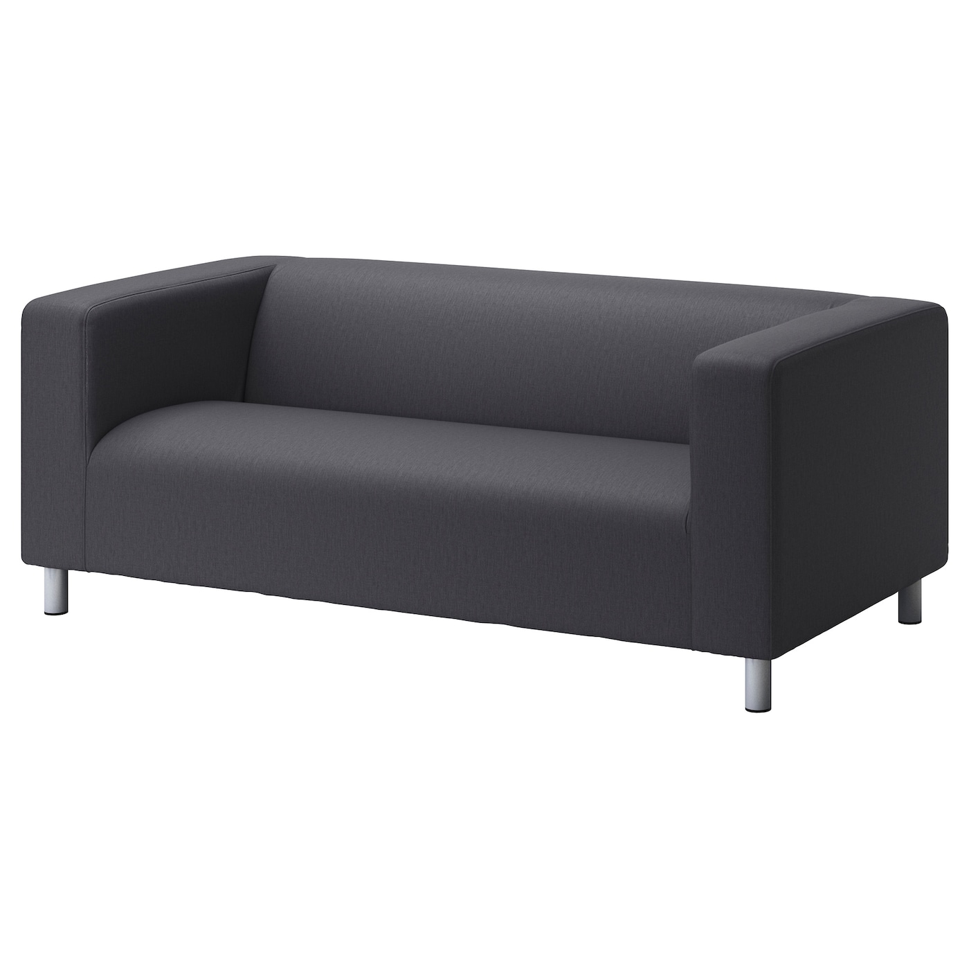 IKEA KLIPPAN sofa 2-osobowa, Vissle szary, Szerokość: 180 cm