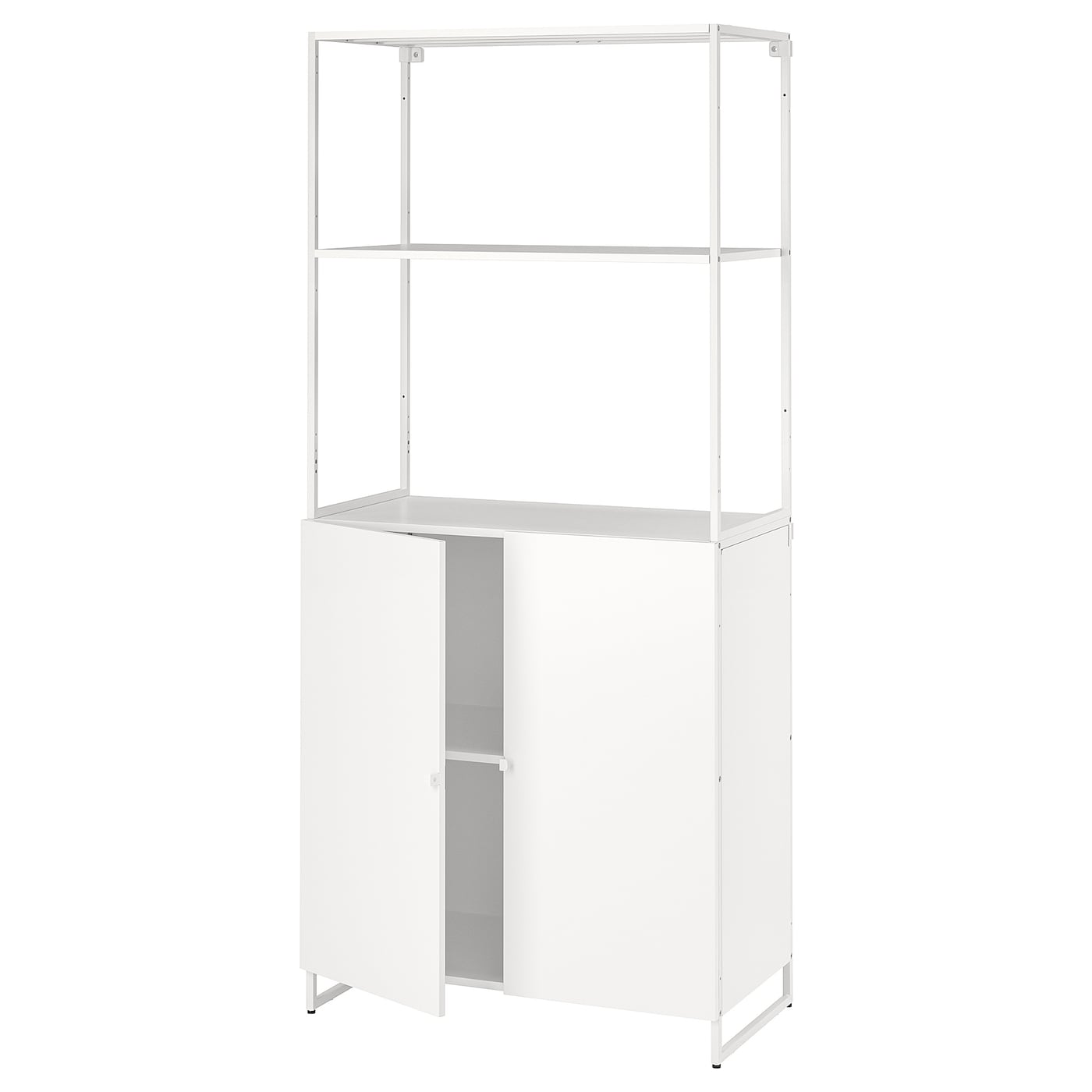 IKEA JOSTEIN regał z drzwiami, do wewnątrz/na zewnątrz/biały, 81x44x180 cm