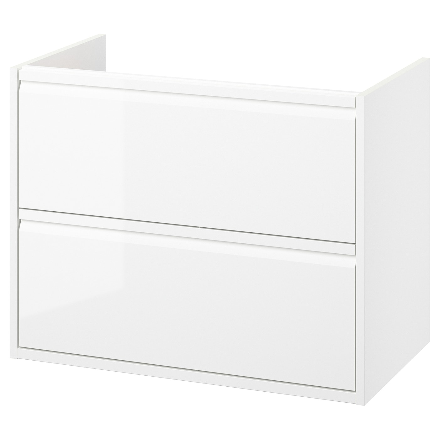 IKEA ÄNGSJÖN szafka umywalkowa z szufladami, połysk biały, 80x48x63 cm