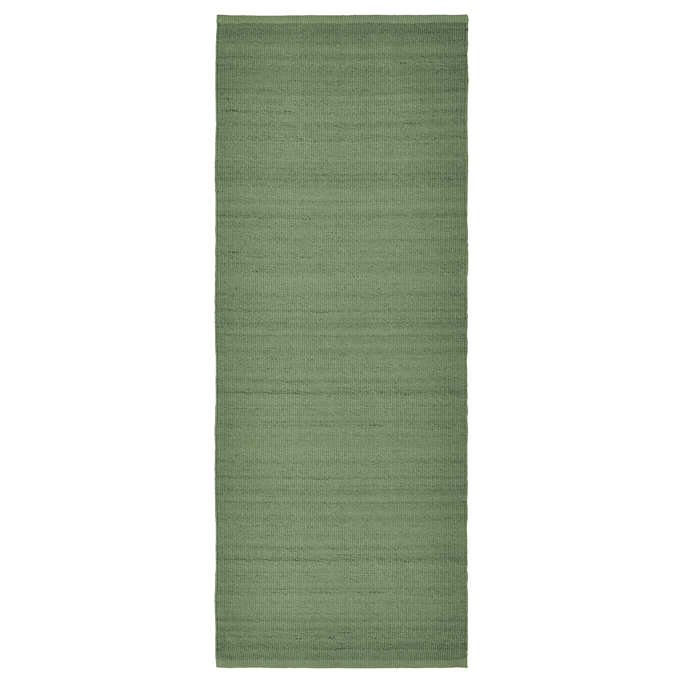 IKEA TIDTABELL dywan tkany na płasko, zielony, 80x200 cm