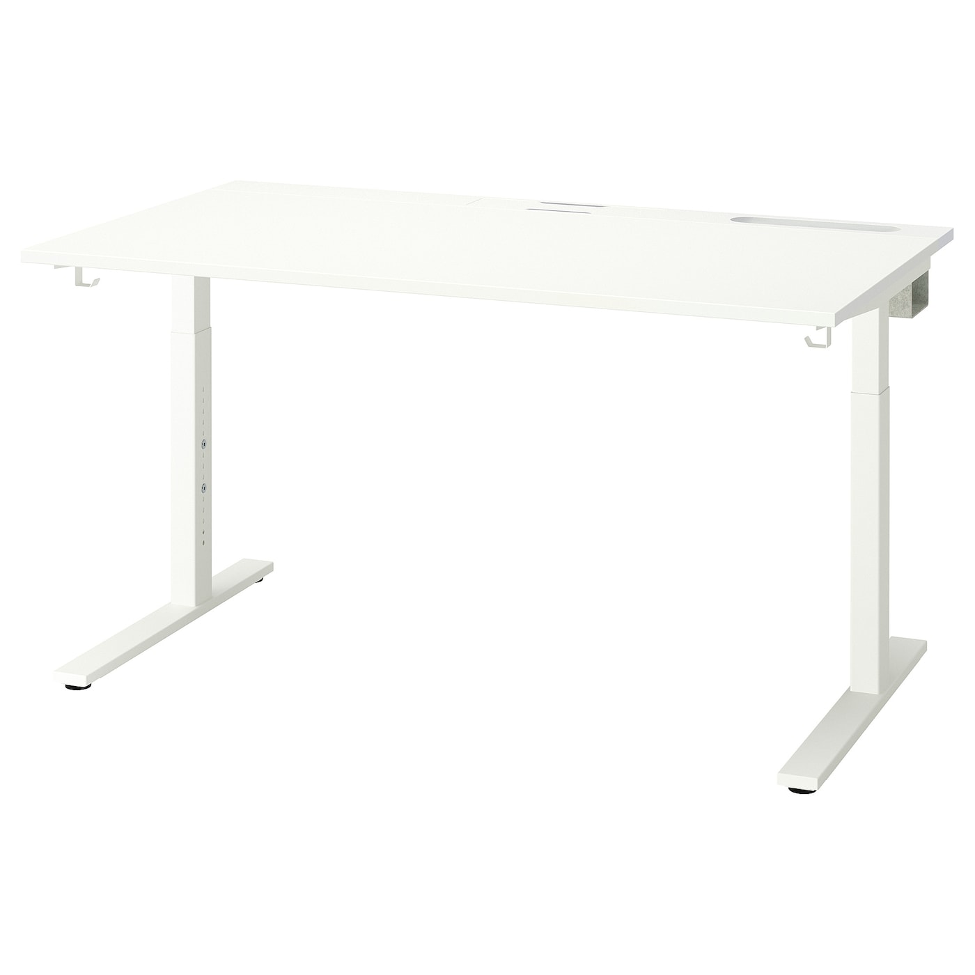 IKEA MITTZON biurko, biały, 140x80 cm