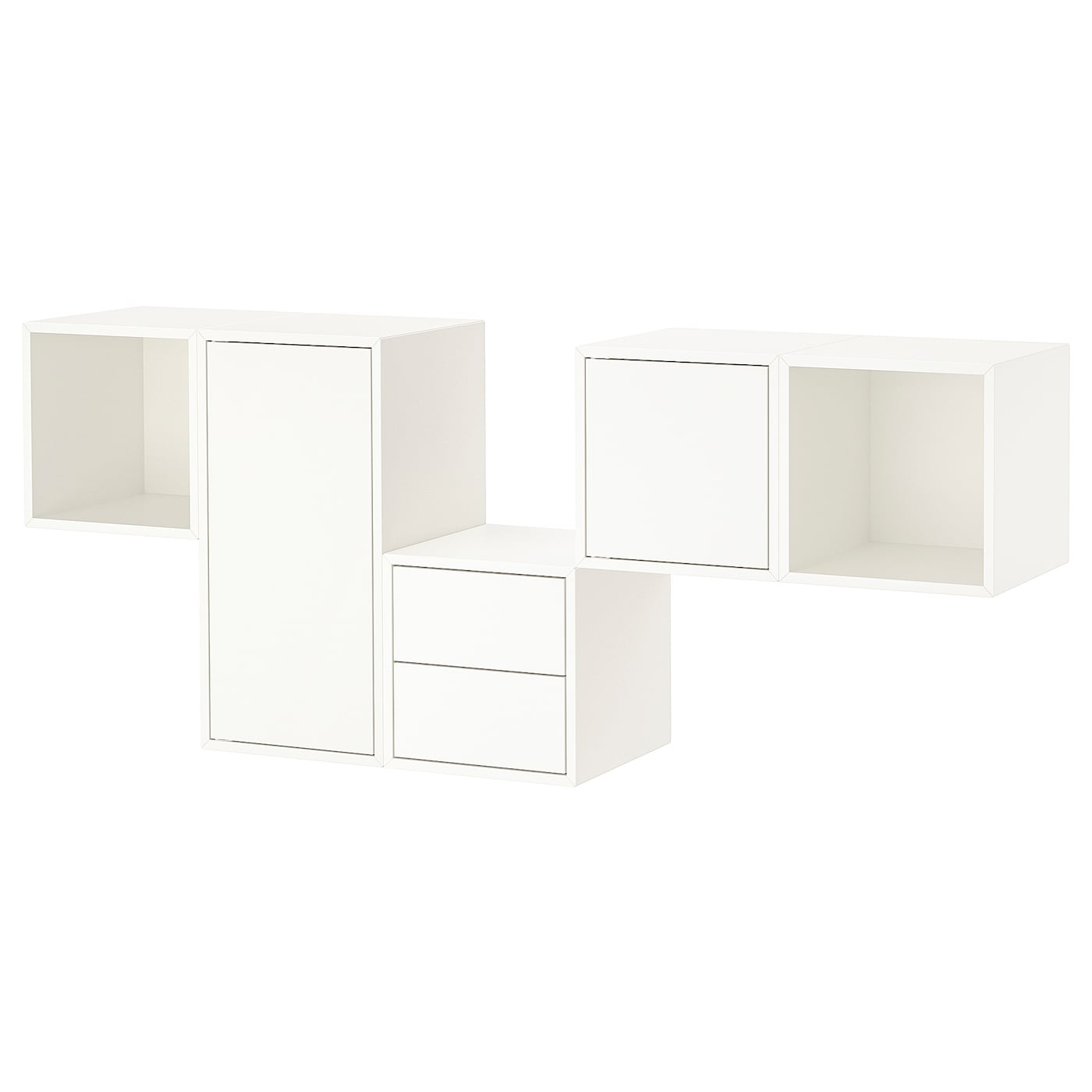 IKEA EKET kombinacja szafek ściennych, biały, 175x35x70 cm
