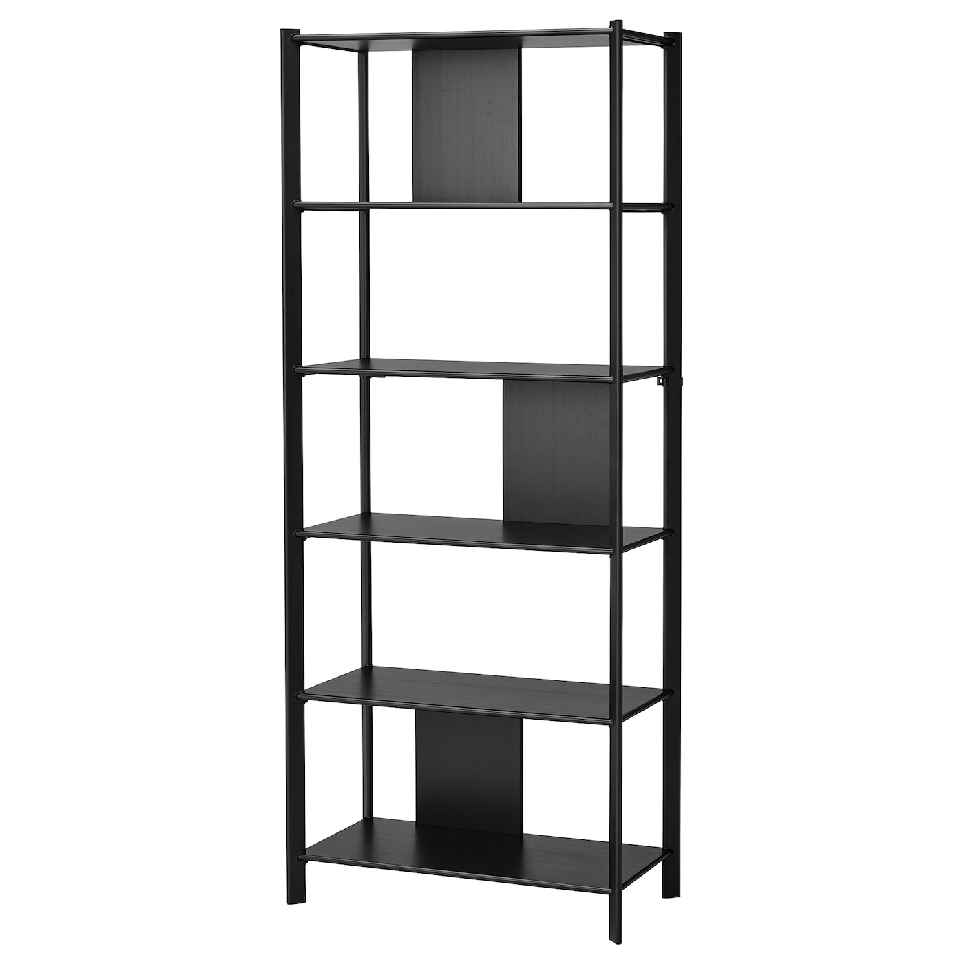 IKEA JÄTTESTA regał, czarny, 80x195 cm