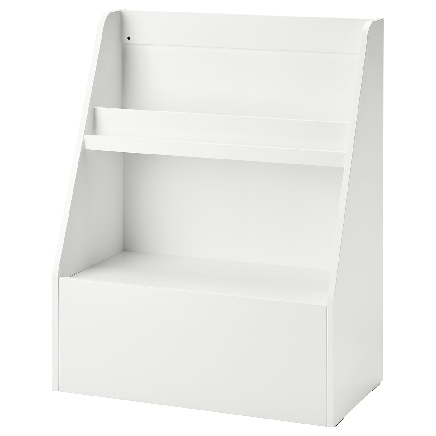 IKEA BERGIG Regał na książki z szufladą, biały, Szerokość: 80 cm
