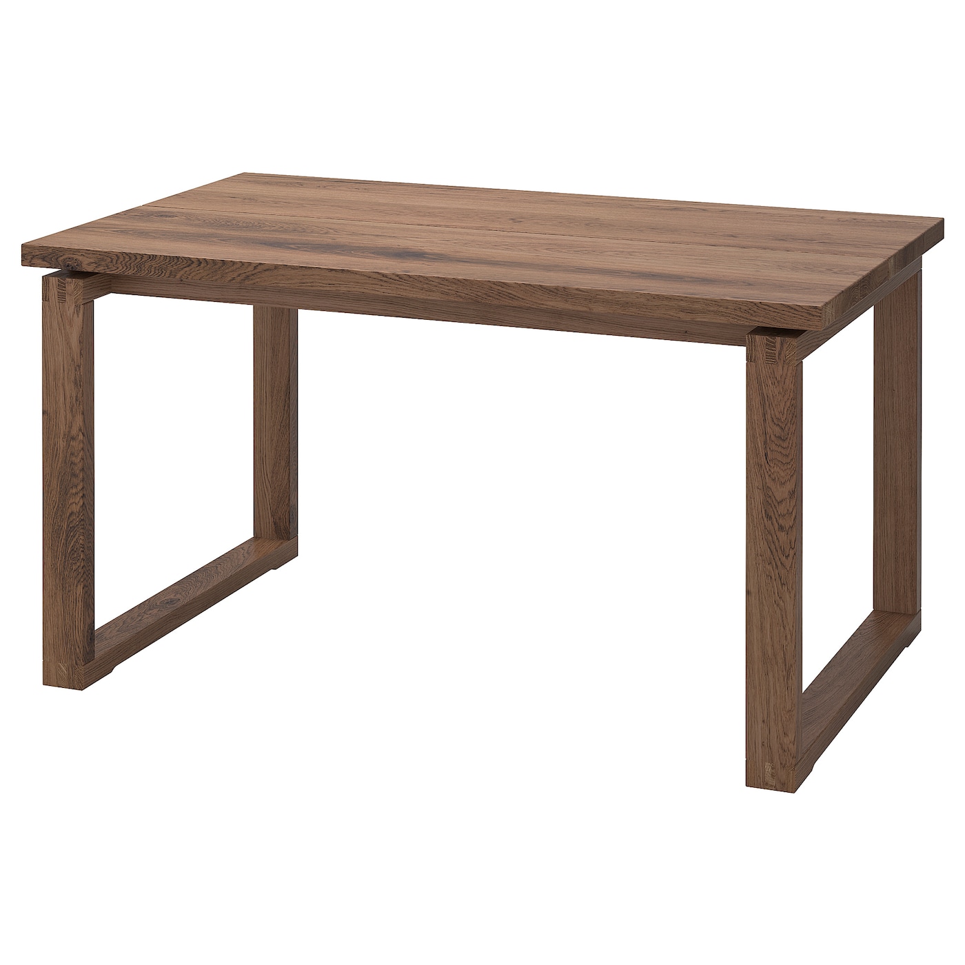 IKEA MÖRBYLÅNGA stół, okl dęb brązowa bejca, 140x85 cm