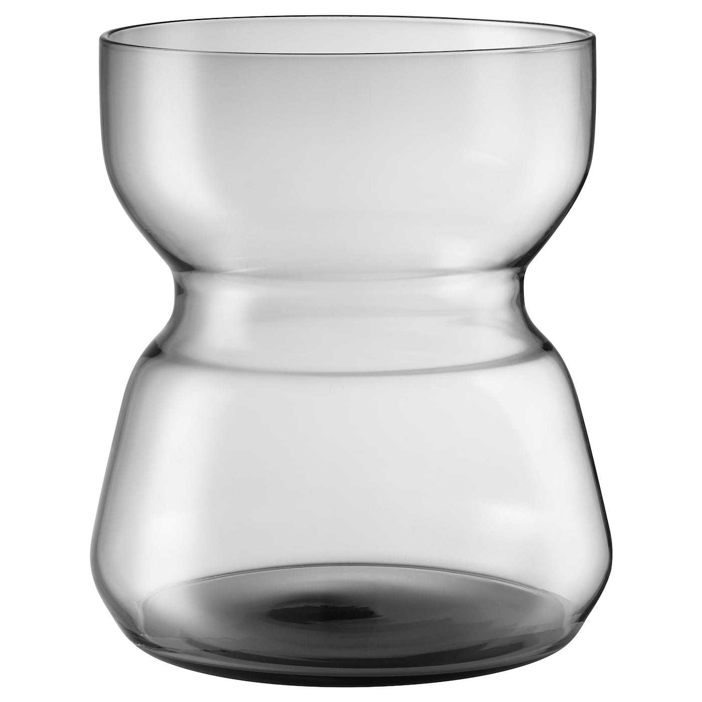 IKEA OMTÄNKSAM Wazon, jasnoszary, 18 cm