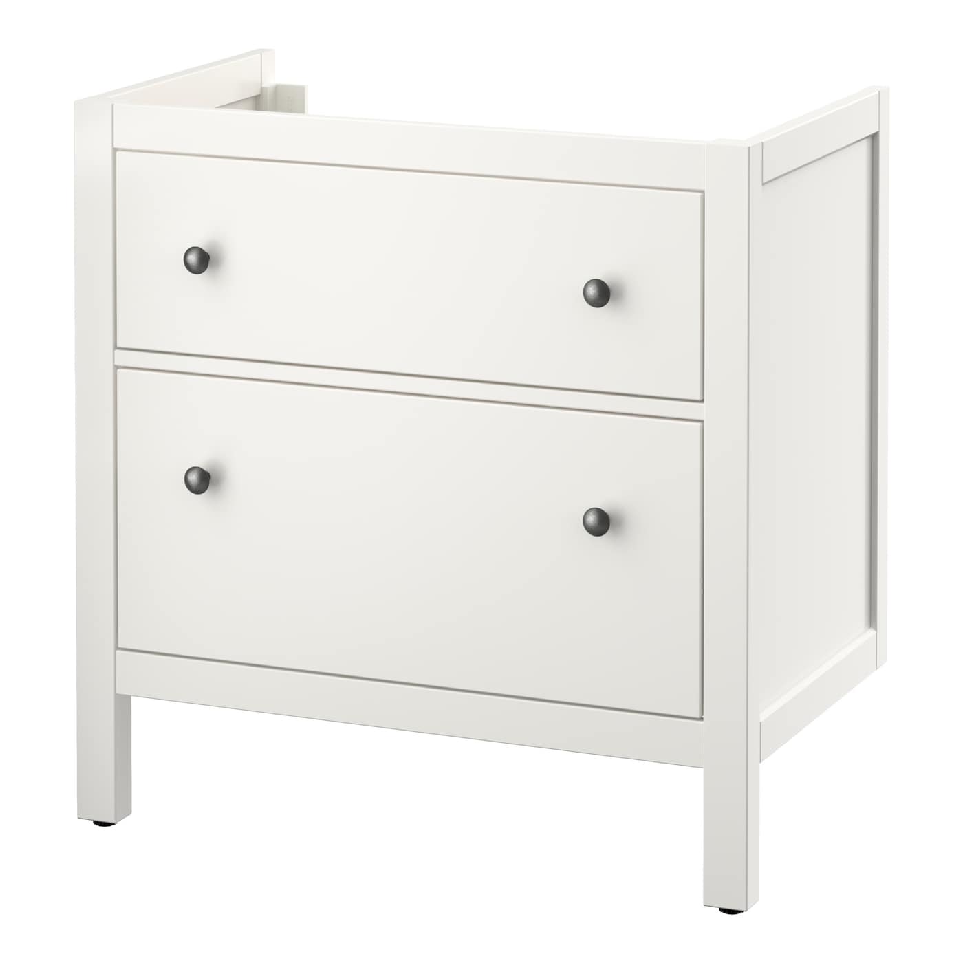 IKEA HEMNES szafka pod umywalkę z 2 szufladami, biały, 80x47x83 cm