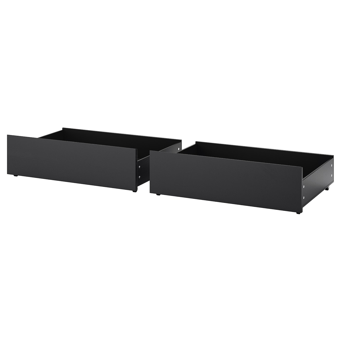 IKEA MALM Pojemnik na pościel, czarnobrąz, 200 cm