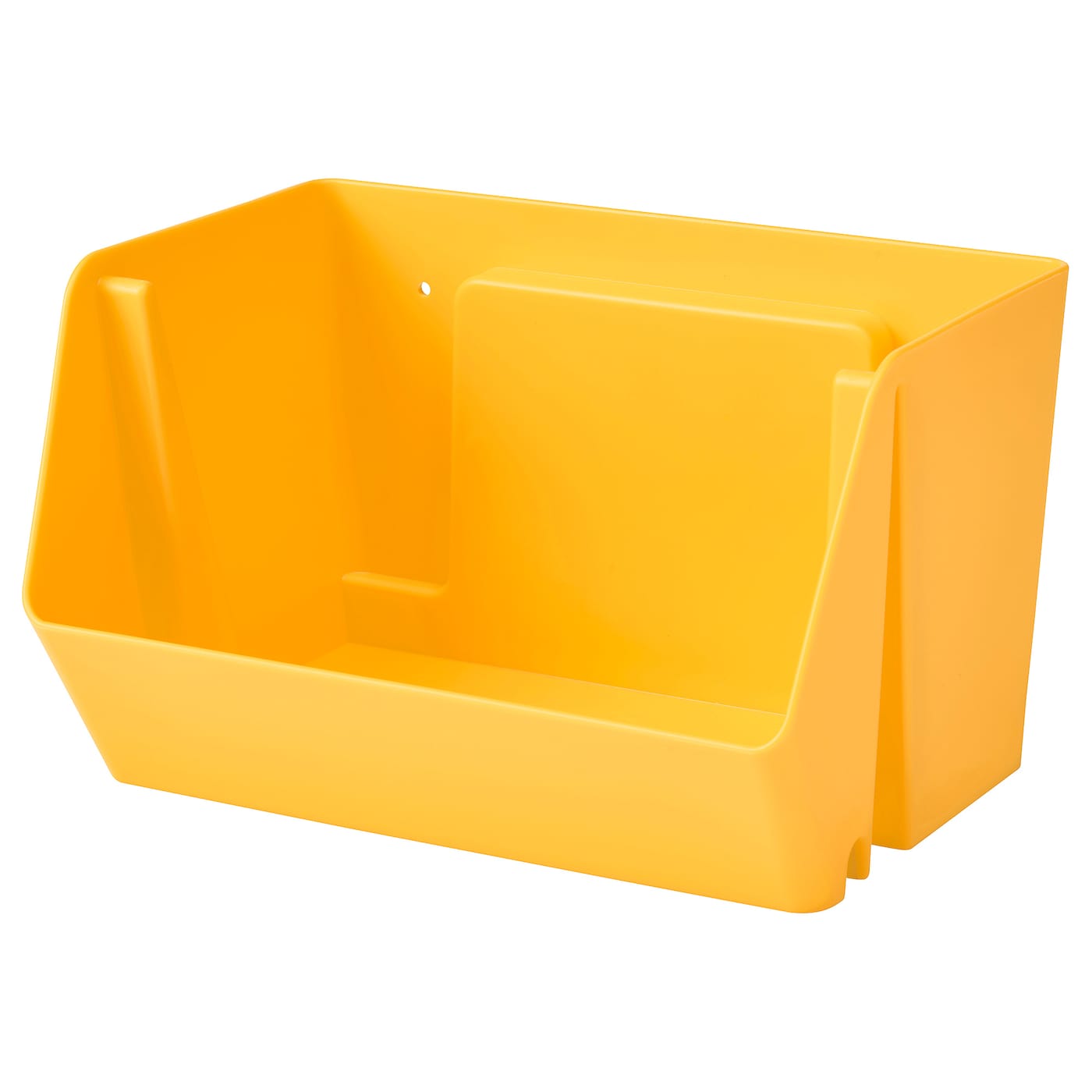 IKEA FODERTRÅG organizer na biurko/ścianę, jaskrawożółty, 25x18x15 cm
