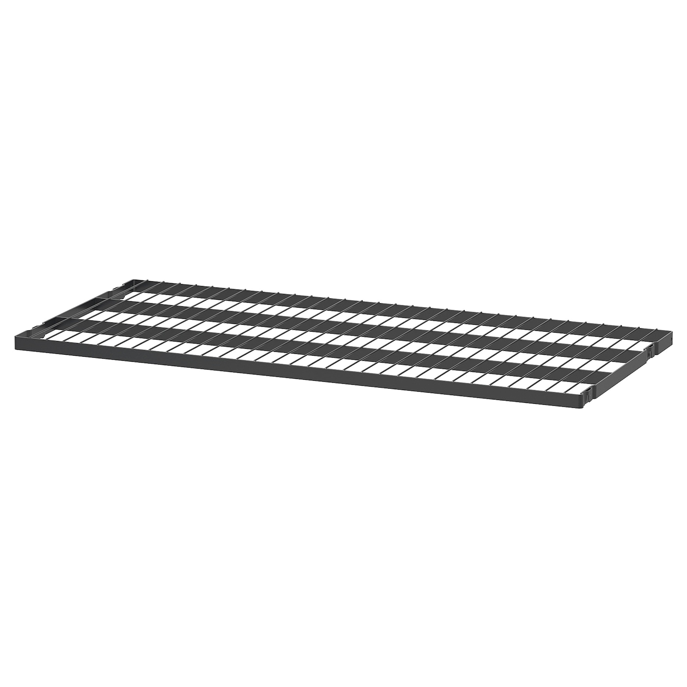 IKEA BOAXEL półka druciana, antracyt, 80x40 cm