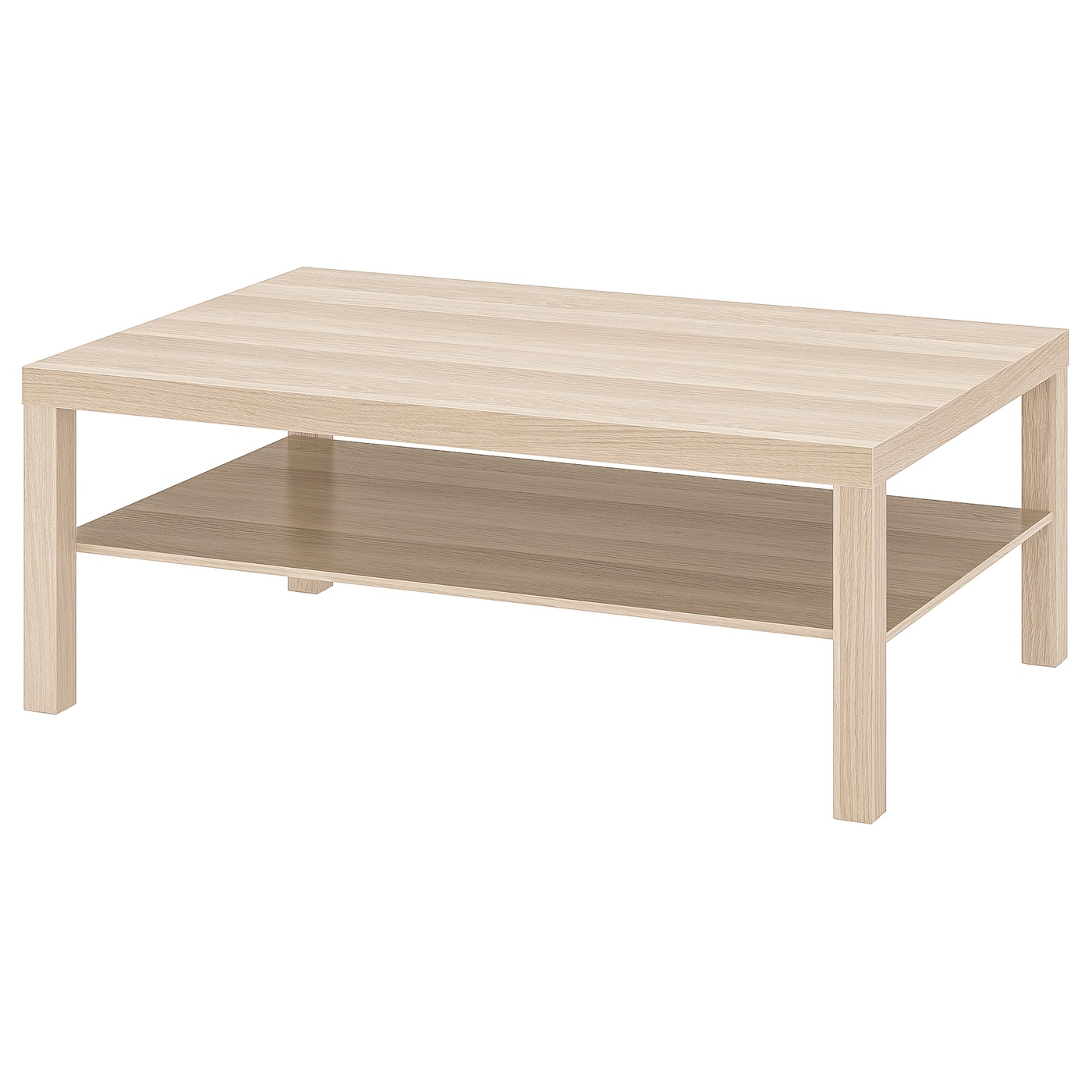 IKEA LACK stolik kawowy, imitacja dębu bejcowanego na biało, 118x78 cm