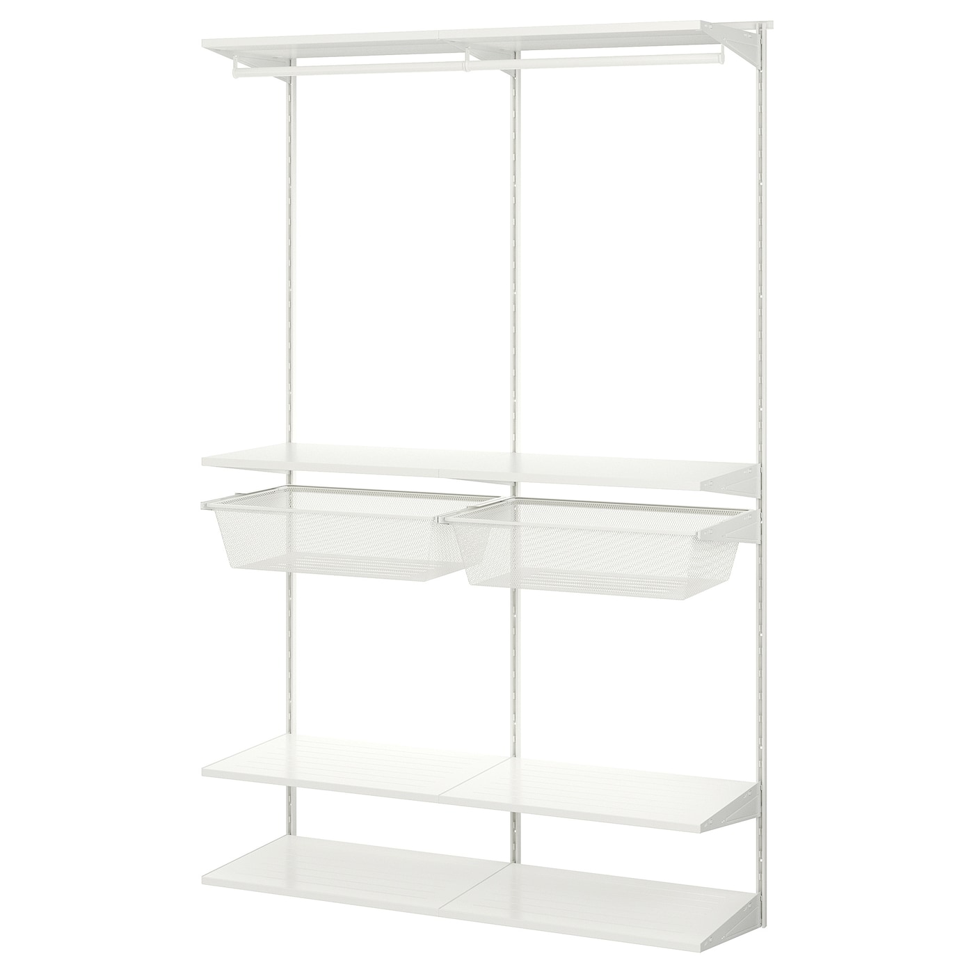 IKEA BOAXEL kombinacja szafy, biały, 125x40x201 cm