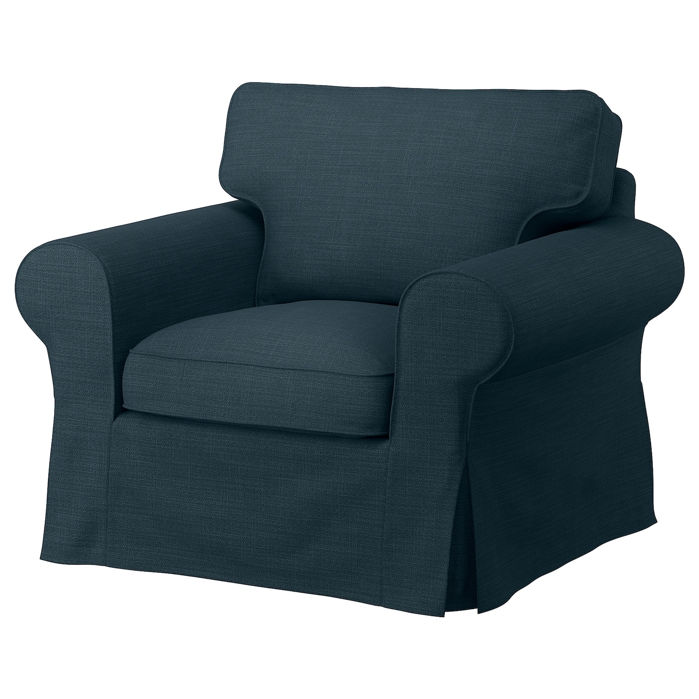 IKEA EKTORP fotel, Hillared granatowy, Szerokość: 104 cm